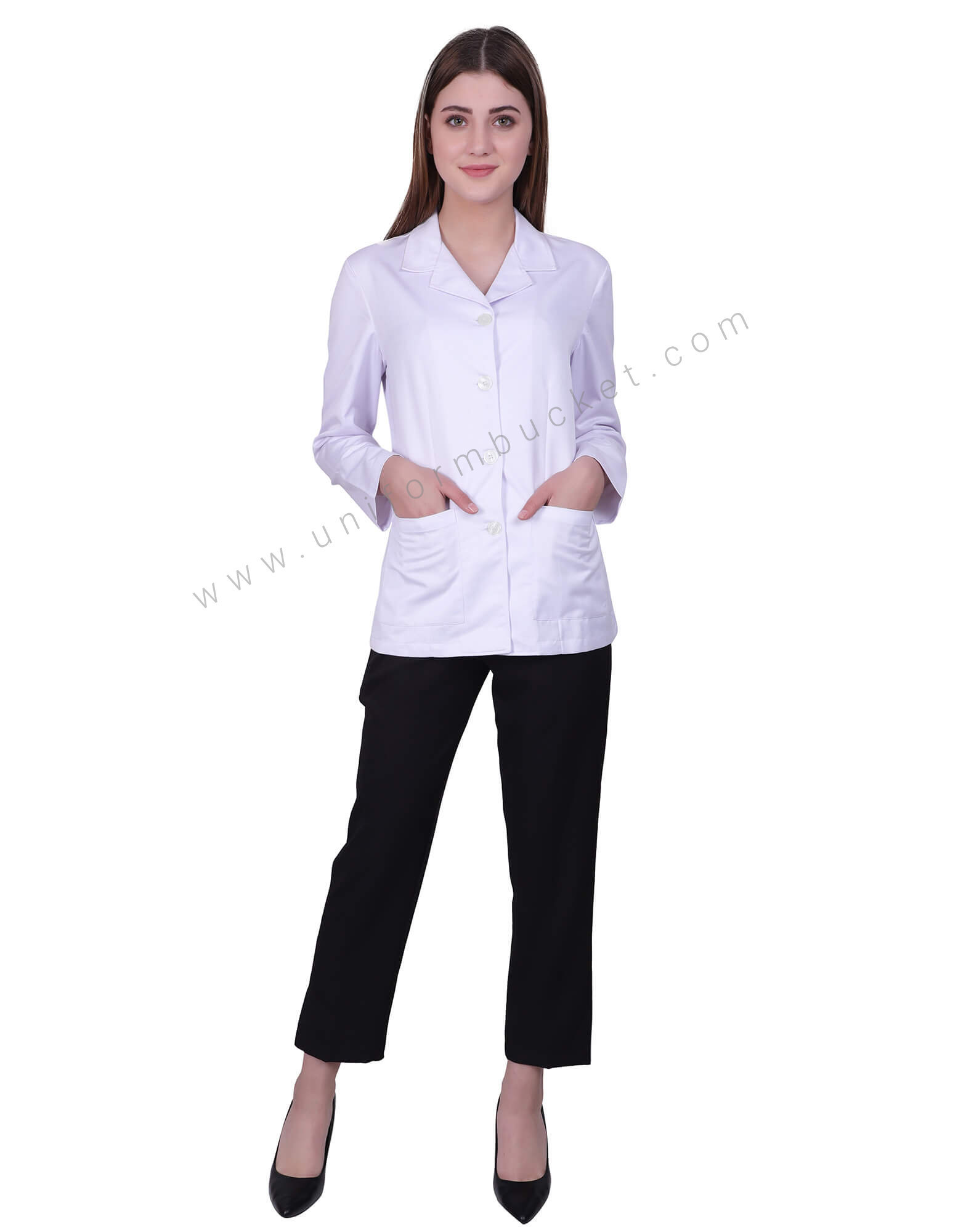 Full Sleeves Lab Coat For Women view 5