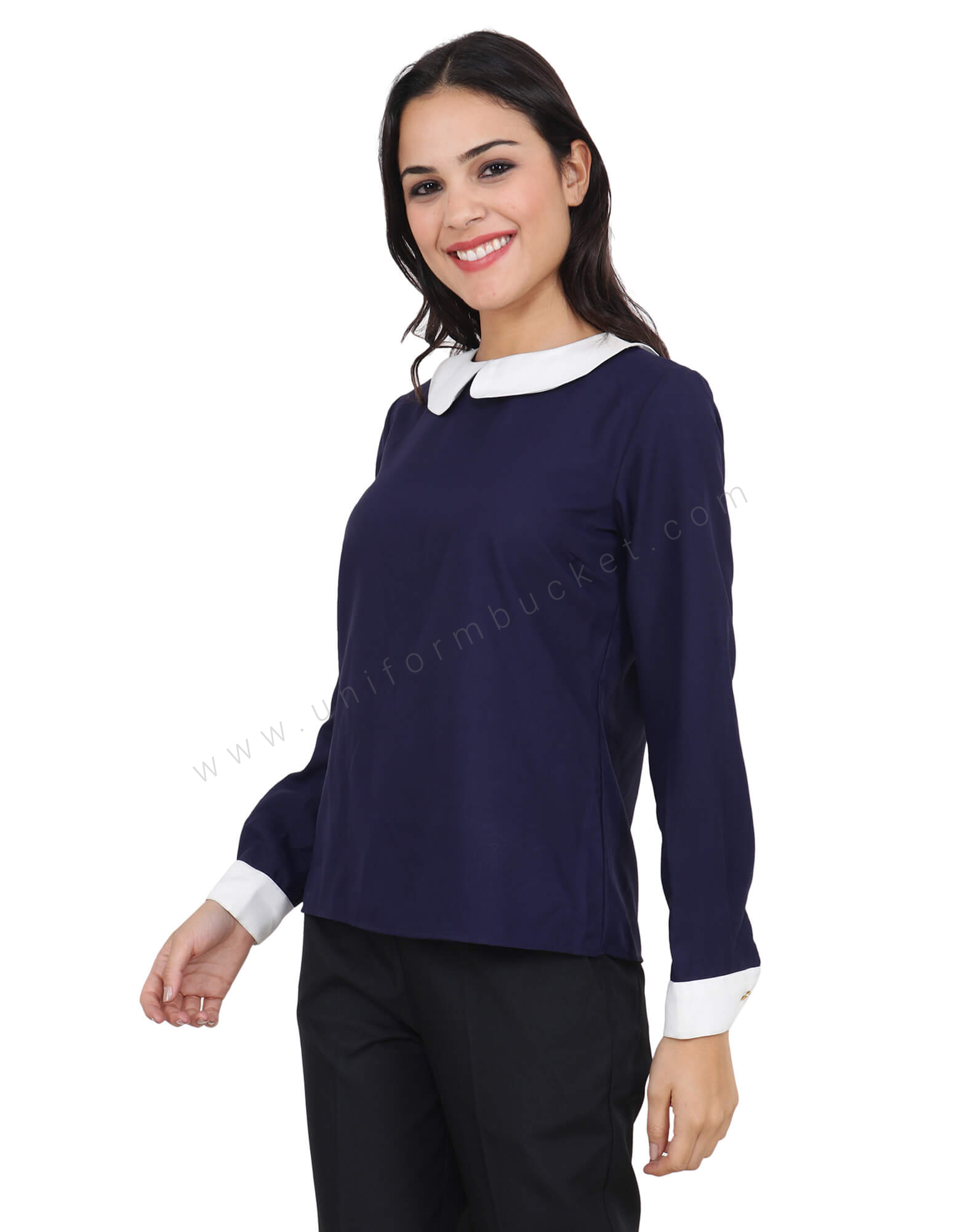 Lilly Collar Stylish Top view 1