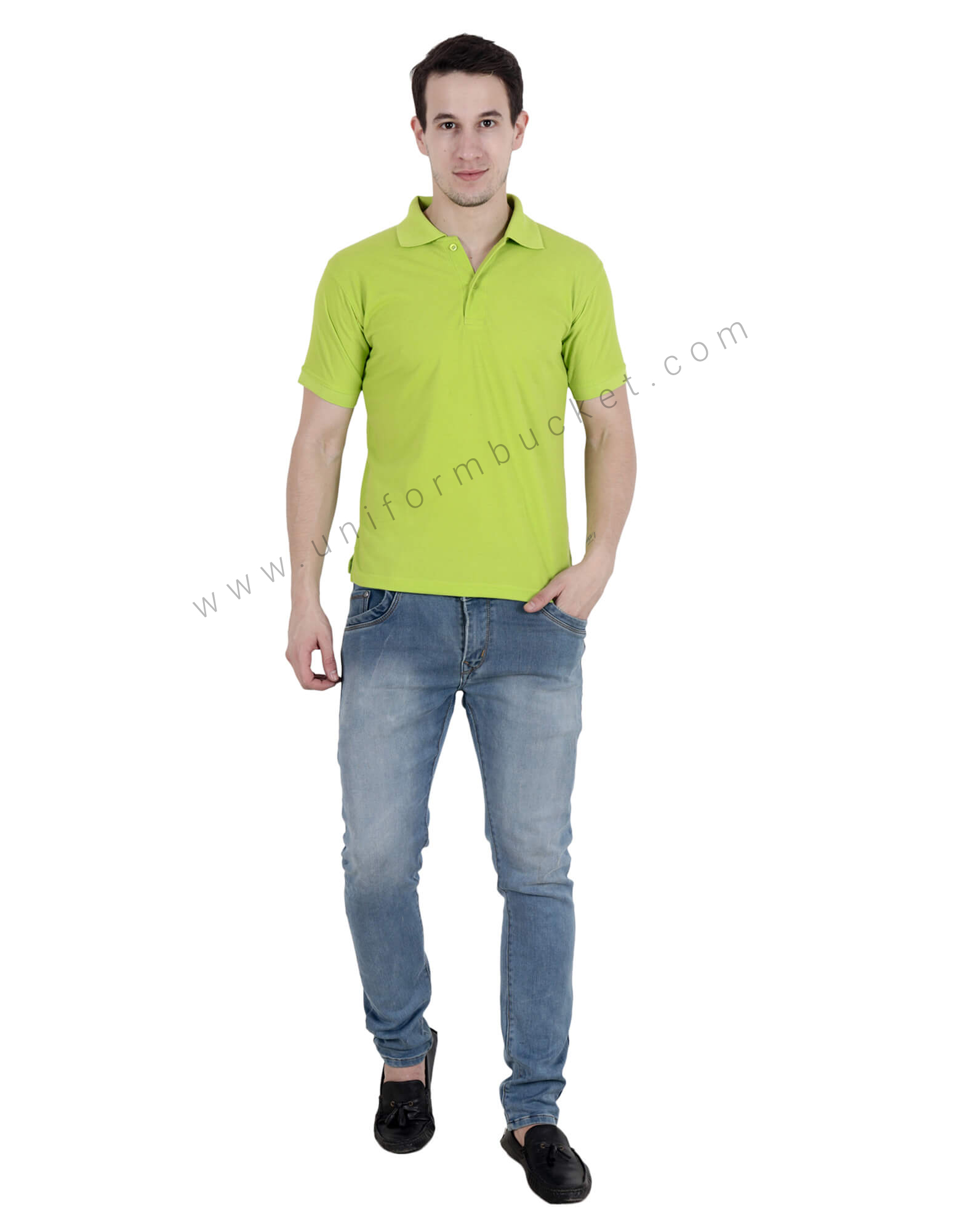 Lyril Green Uniform Polo T- Shirt thumbnail 3