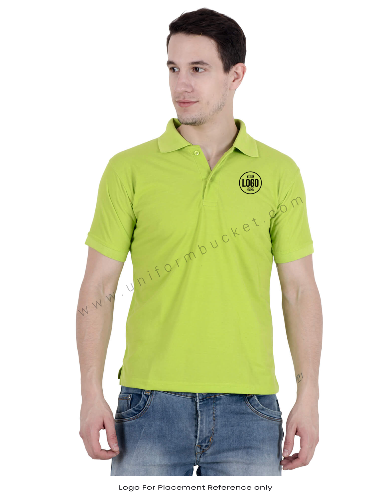 Lyril Green Uniform Polo T- Shirt thumbnail 4