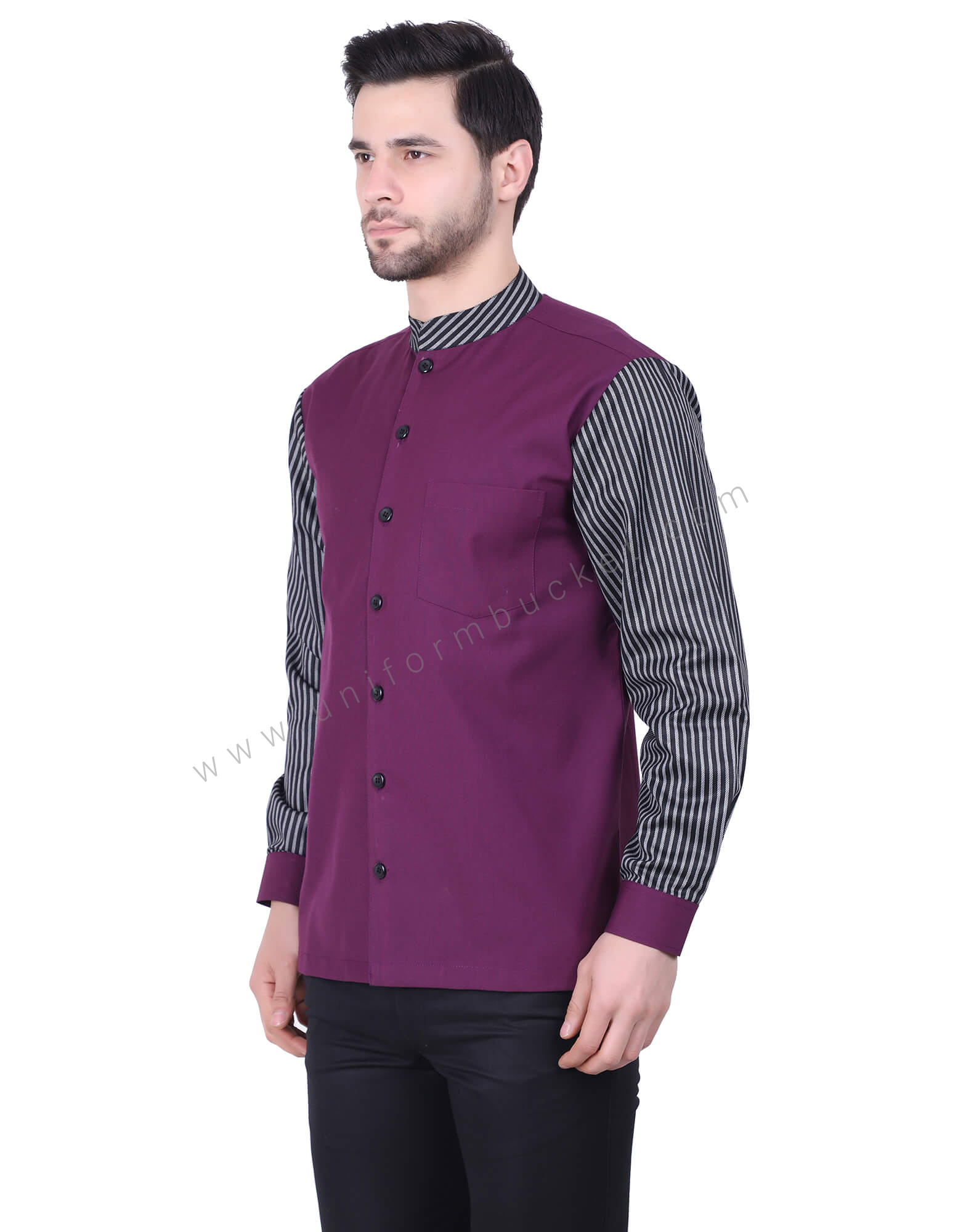 Magenta Shirt With Zebra Pattern thumbnail 2