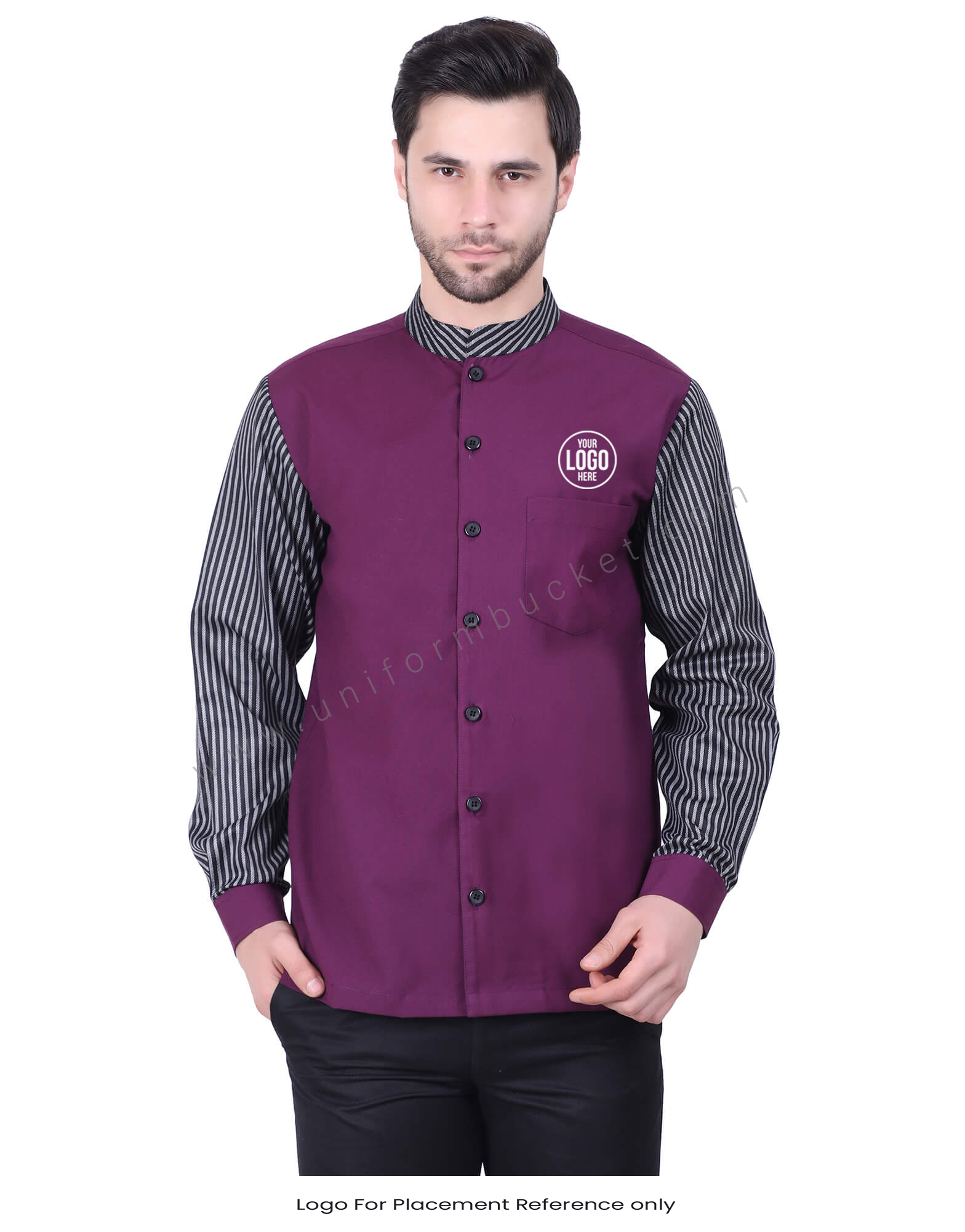 Magenta Shirt With Zebra Pattern thumbnail 4