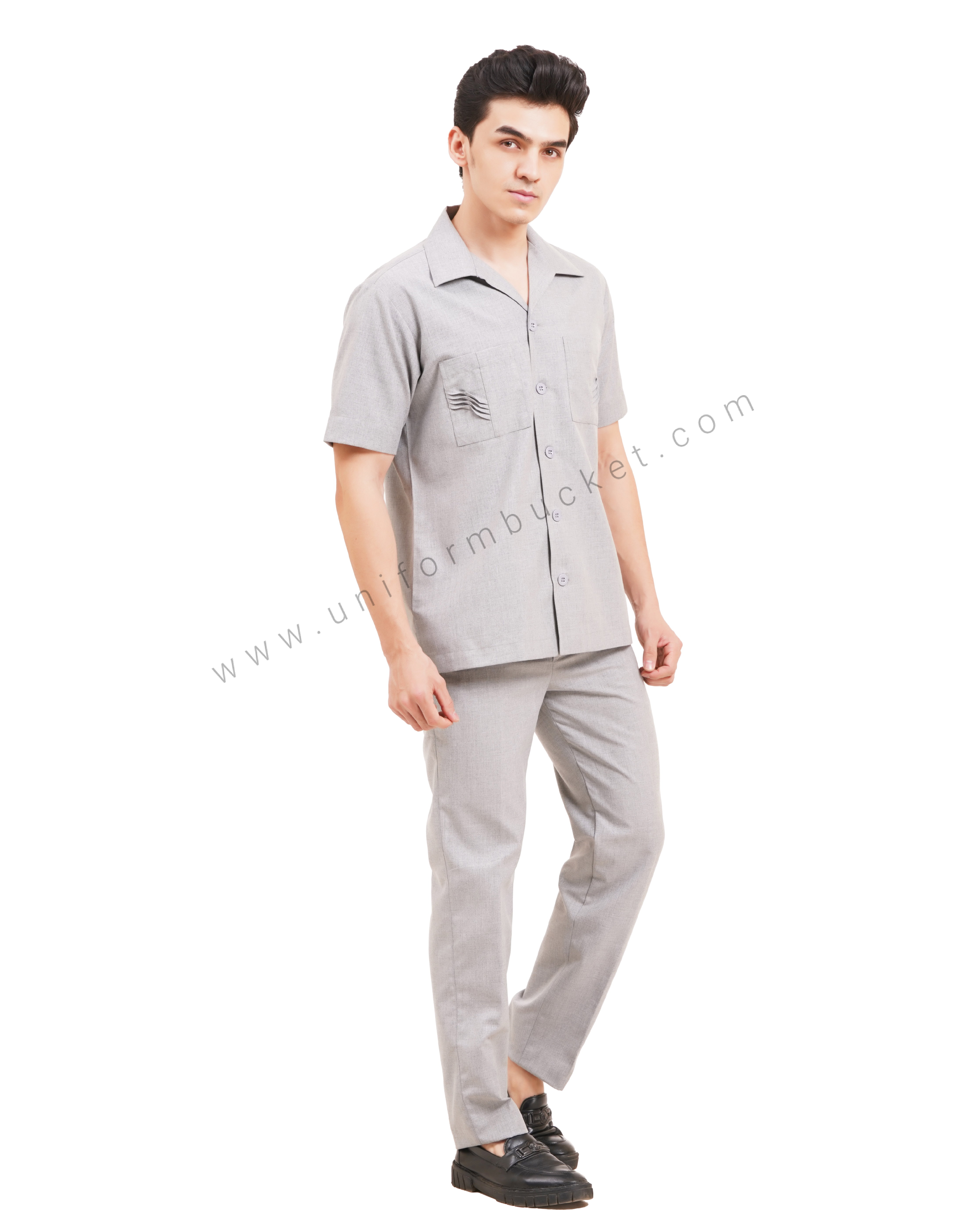 male light grey  safari formal trouser thumbnail 4