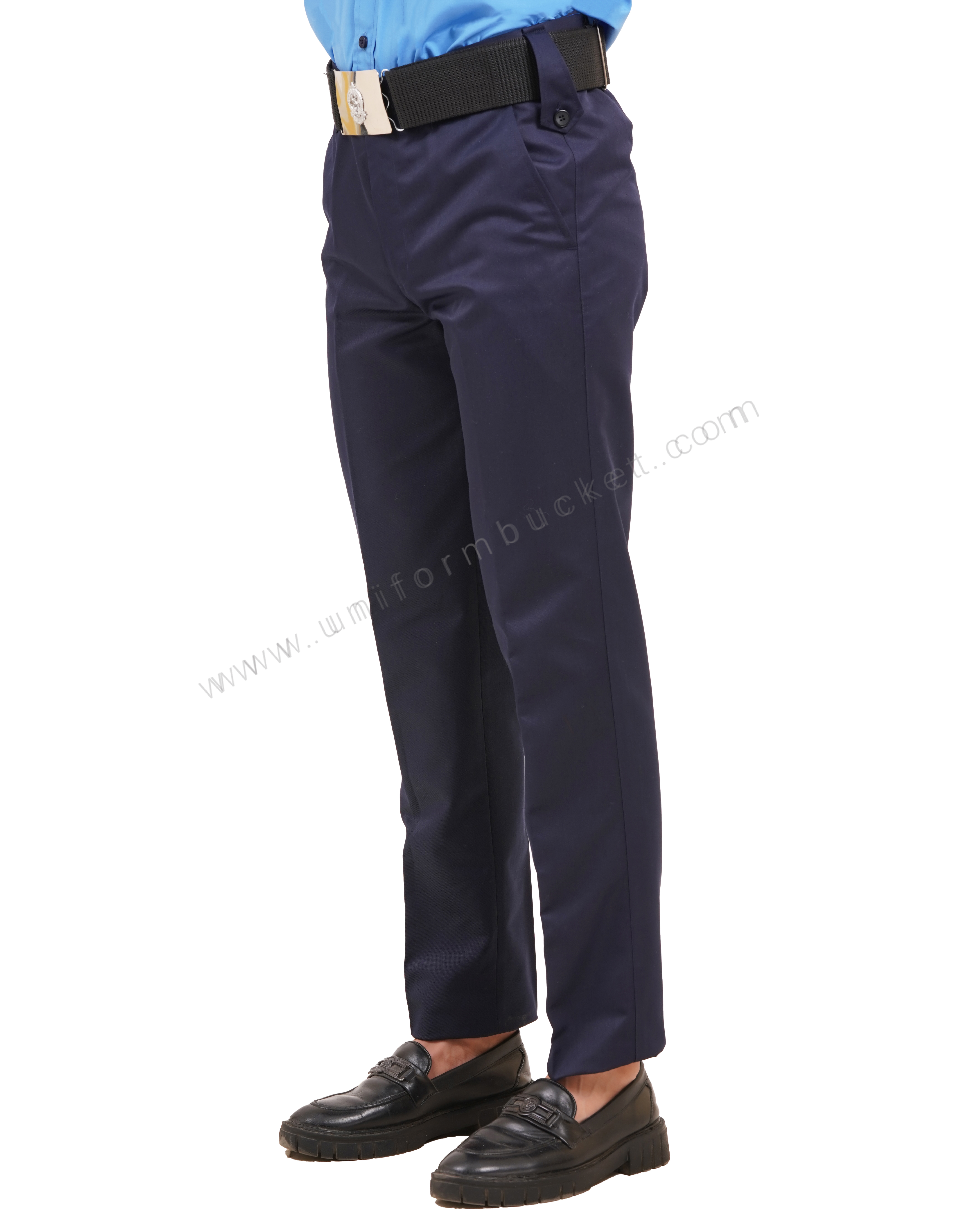 male navy blue Security Guard trouser with three loops thumbnail 2