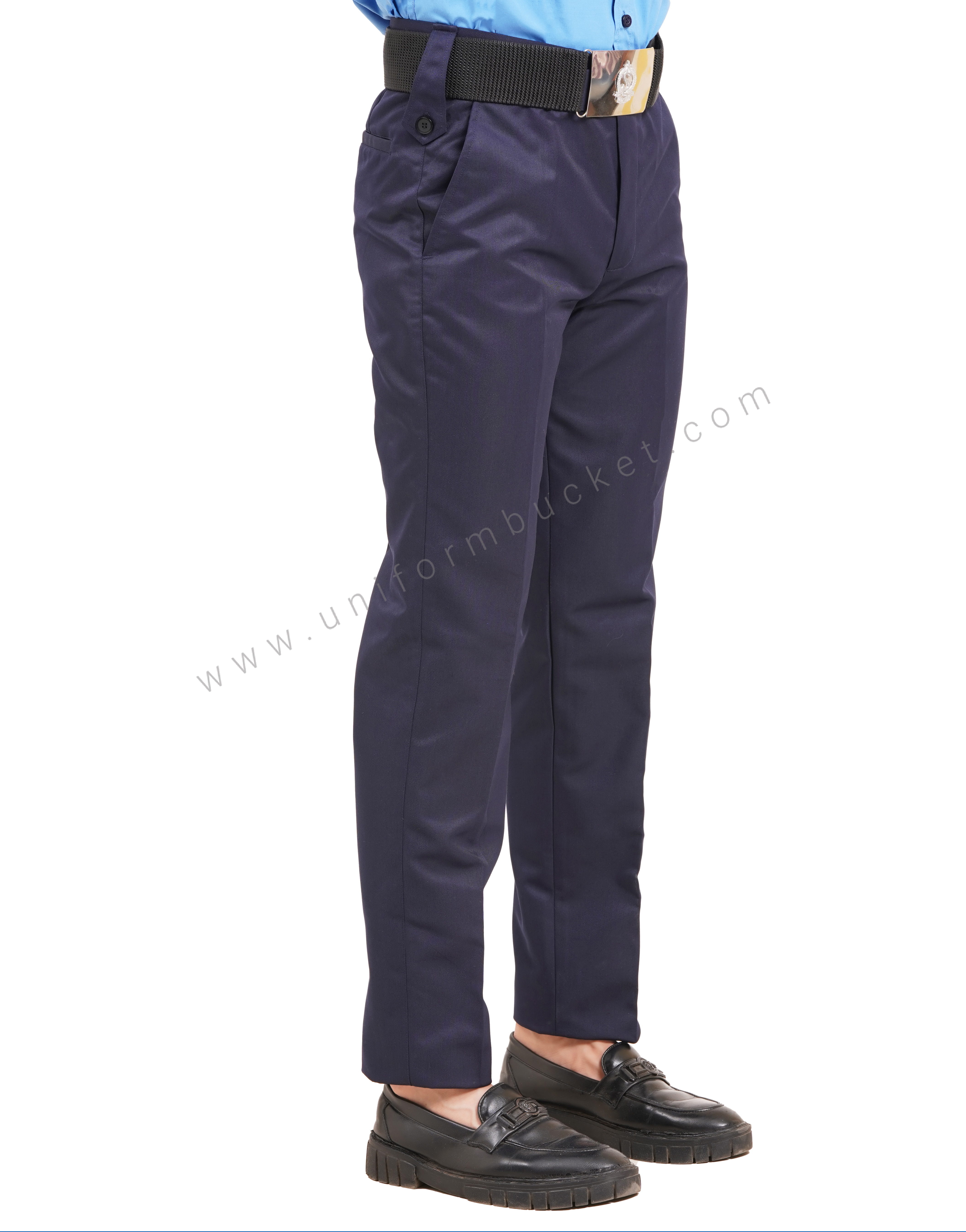 male navy blue Security Guard trouser with three loops thumbnail 3