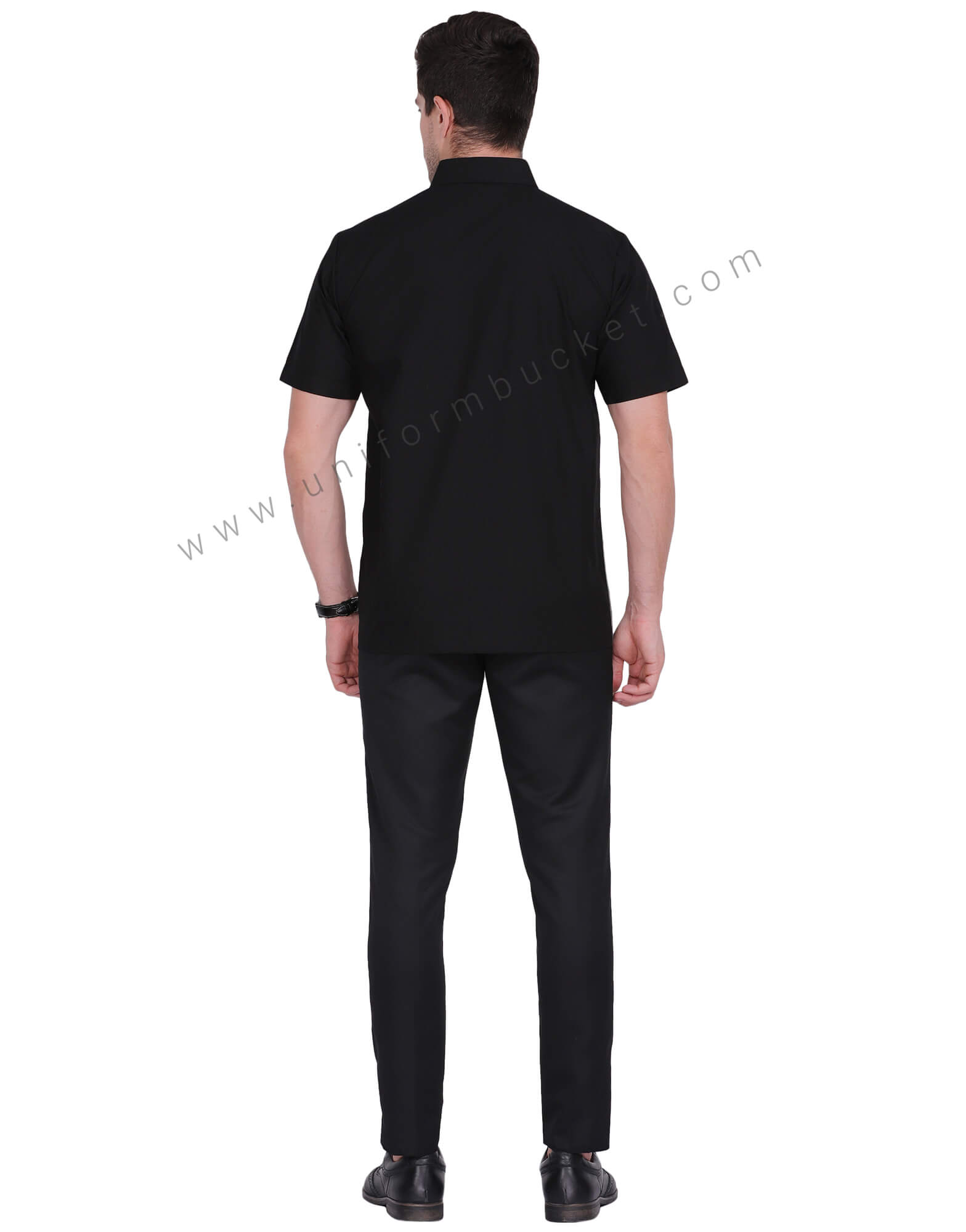 MALE BLACK SHIRT FOR WAITER view 5
