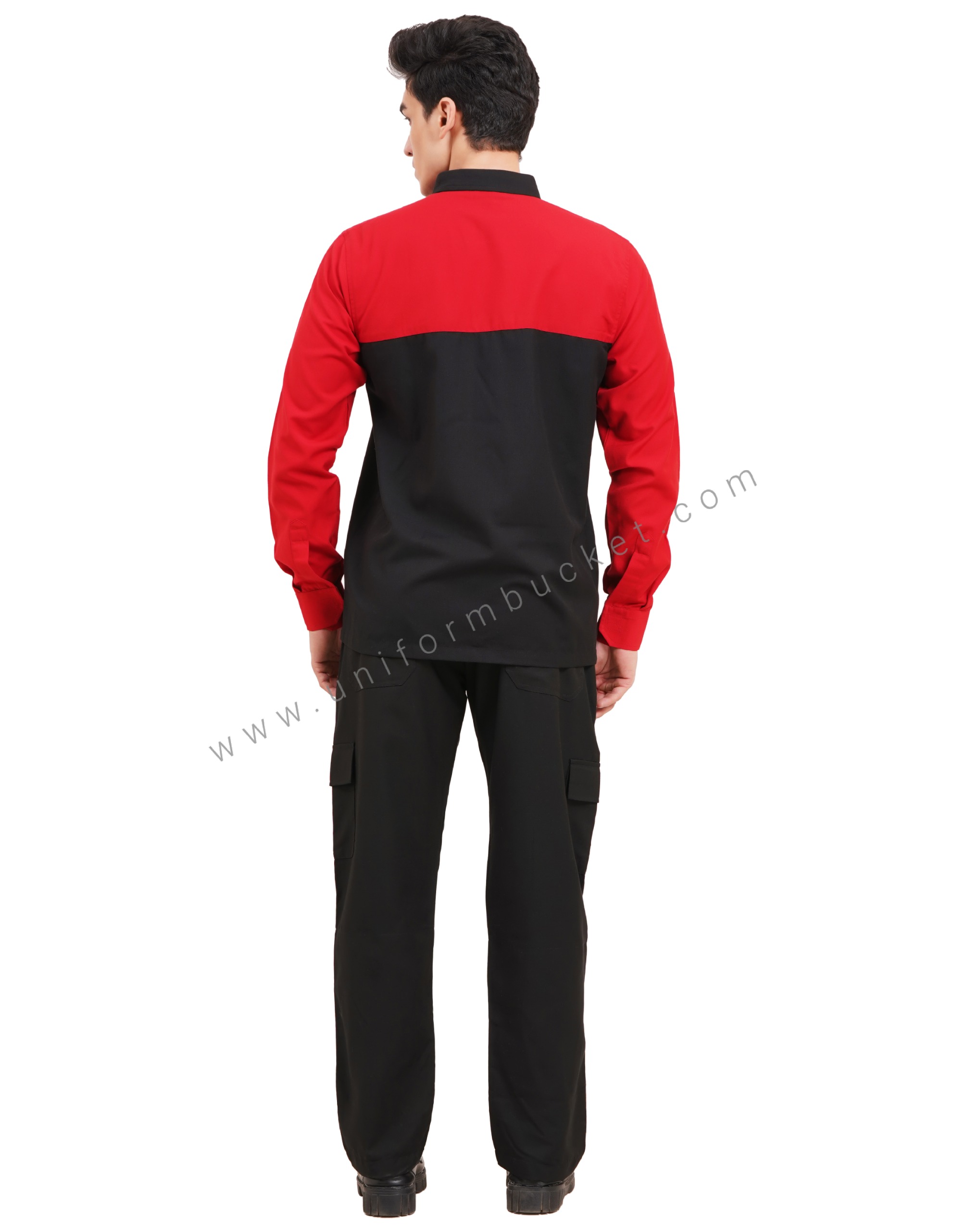 MALE T-SHIRT LOOK SHIRT WITH UPER JOINT YOKE & TWO POCKET WITH FLAP thumbnail 3