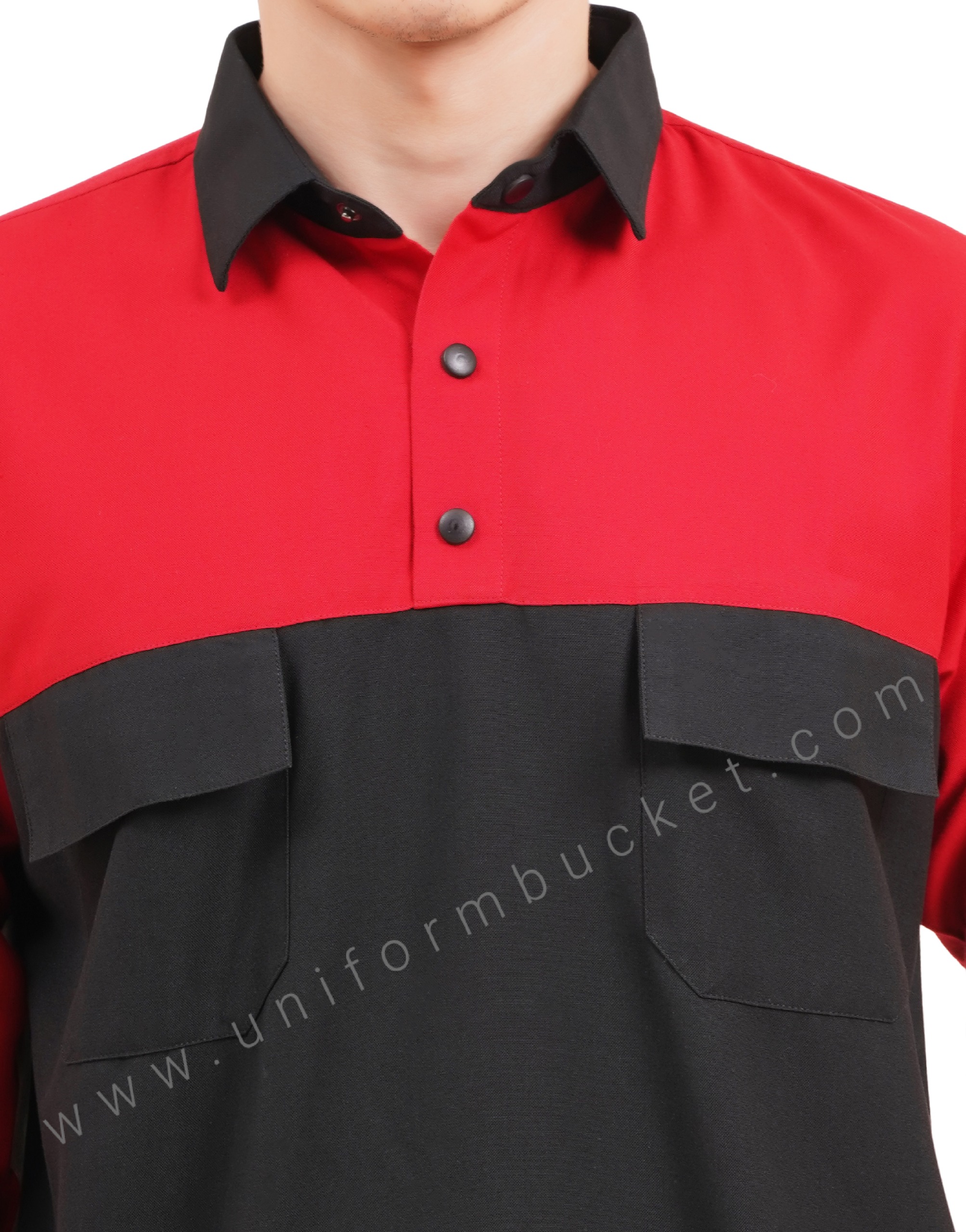 MALE T-SHIRT LOOK SHIRT WITH UPER JOINT YOKE & TWO POCKET WITH FLAP thumbnail 6