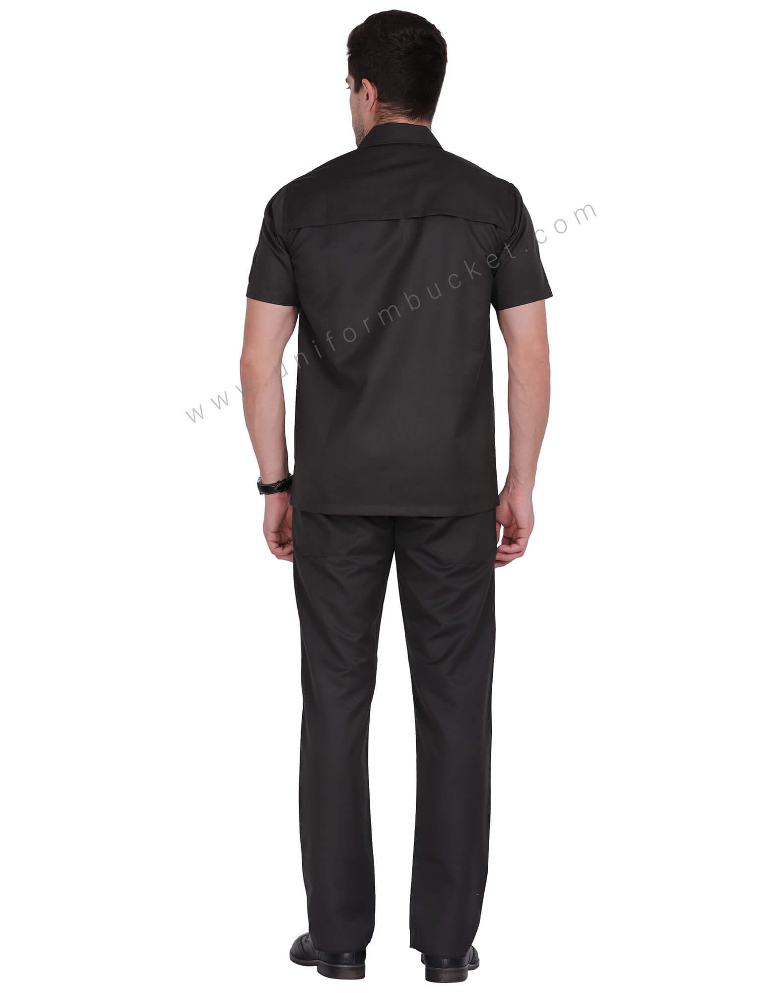 Male Timber  Green Stretch Zip Chef Coat thumbnail 3