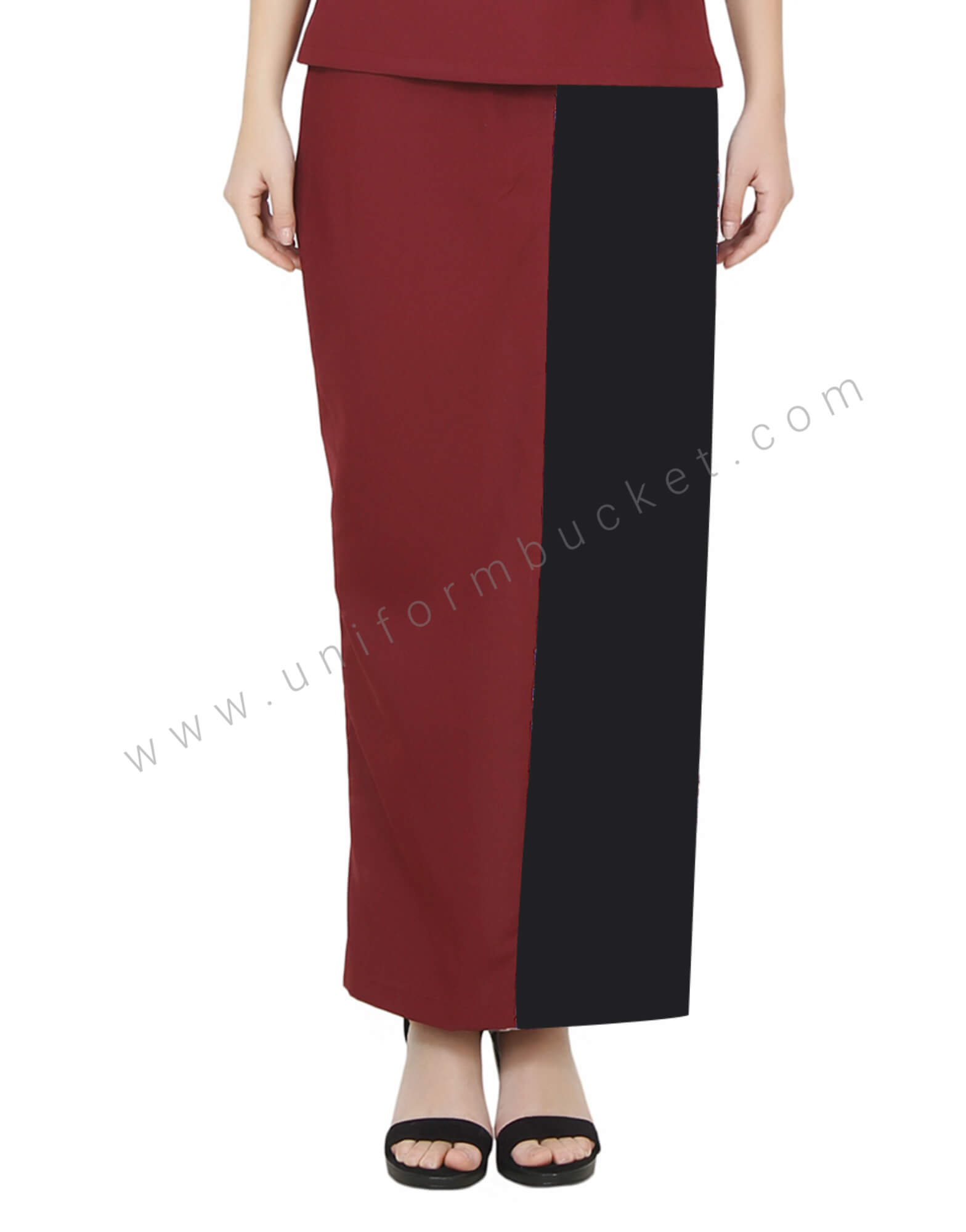 Maroon Thai Pant With Colorful Pattern thumbnail 2