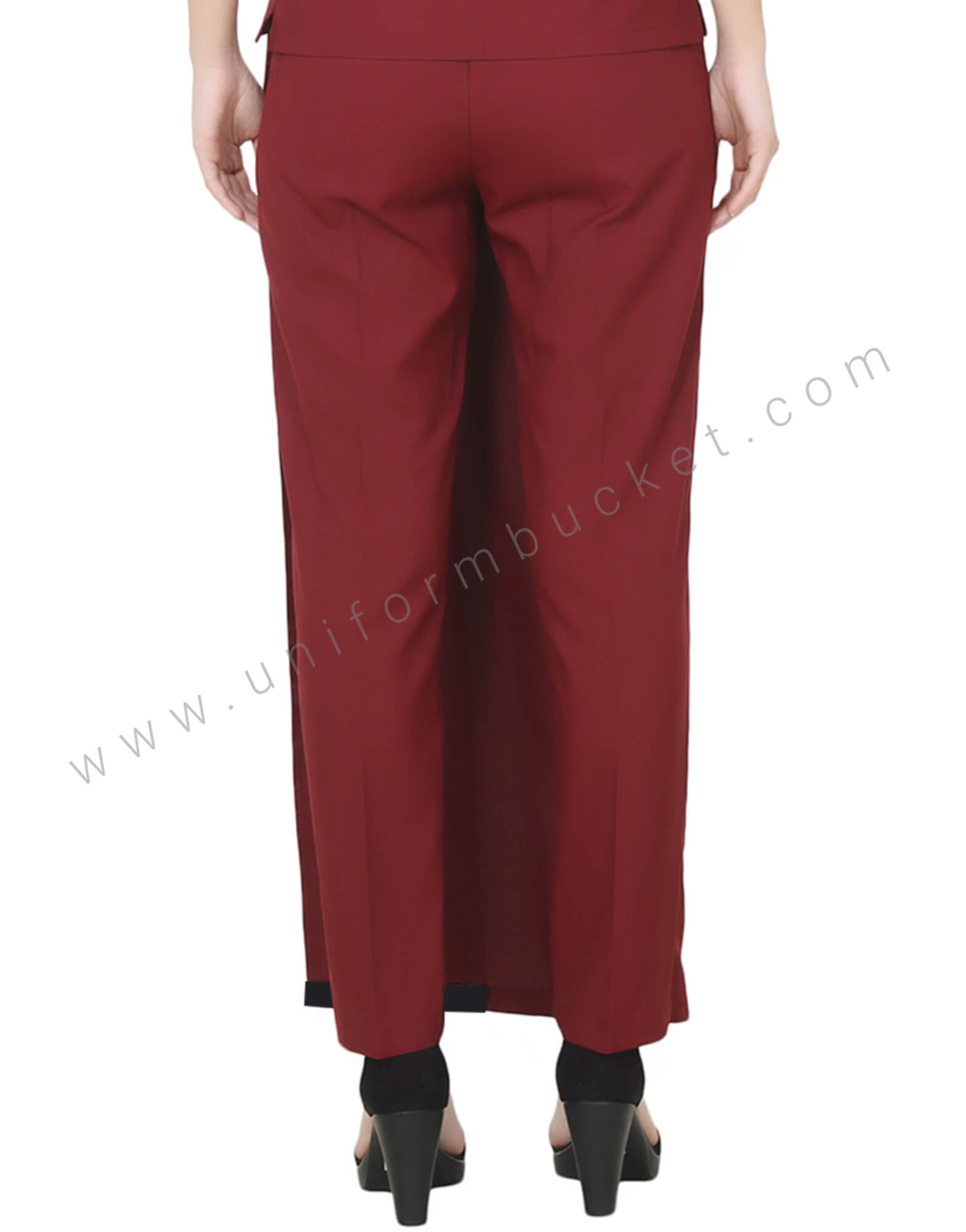 Maroon Thai Pant With Colorful Pattern thumbnail 4