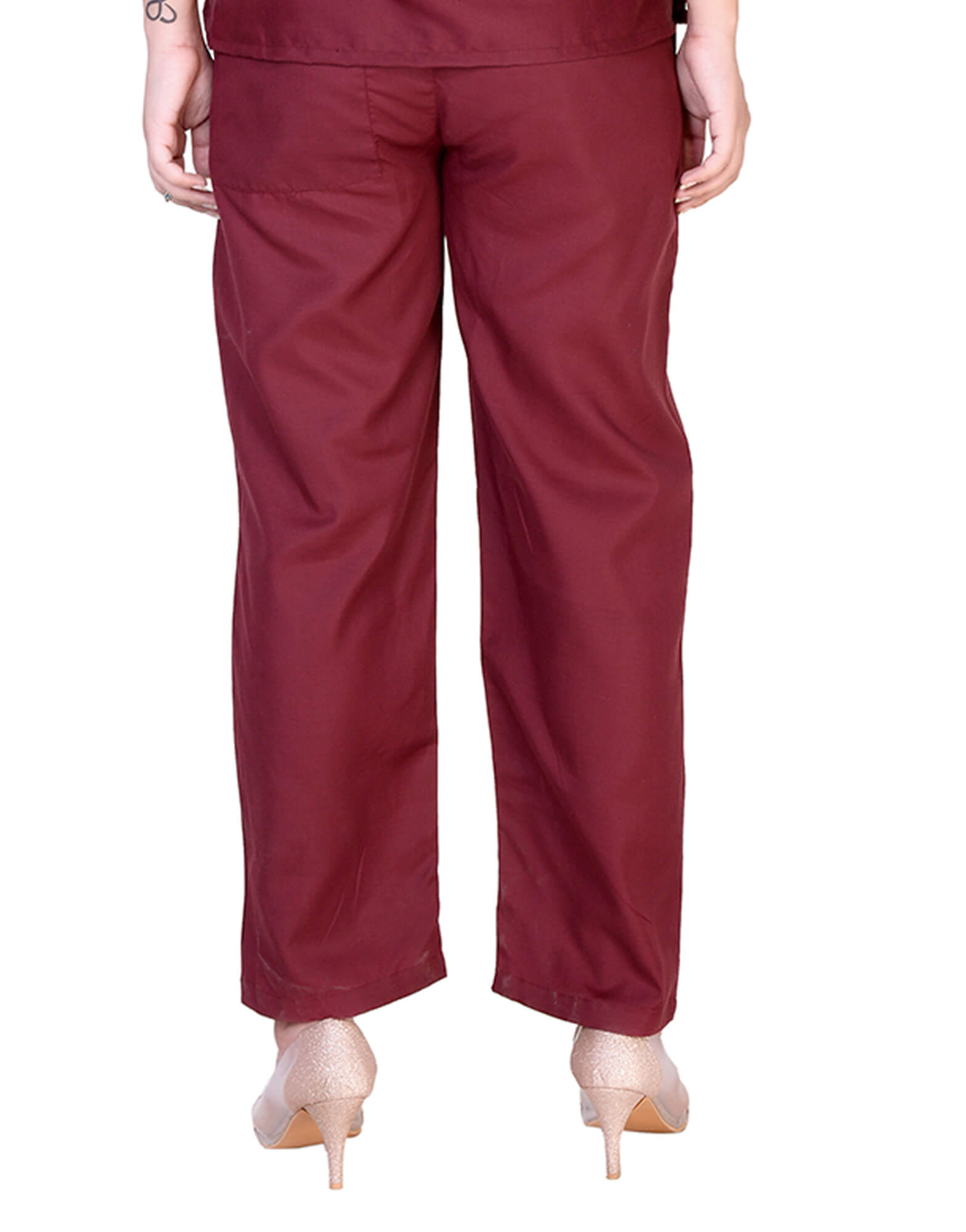 Maroon Uniform Pajama For Female thumbnail 3