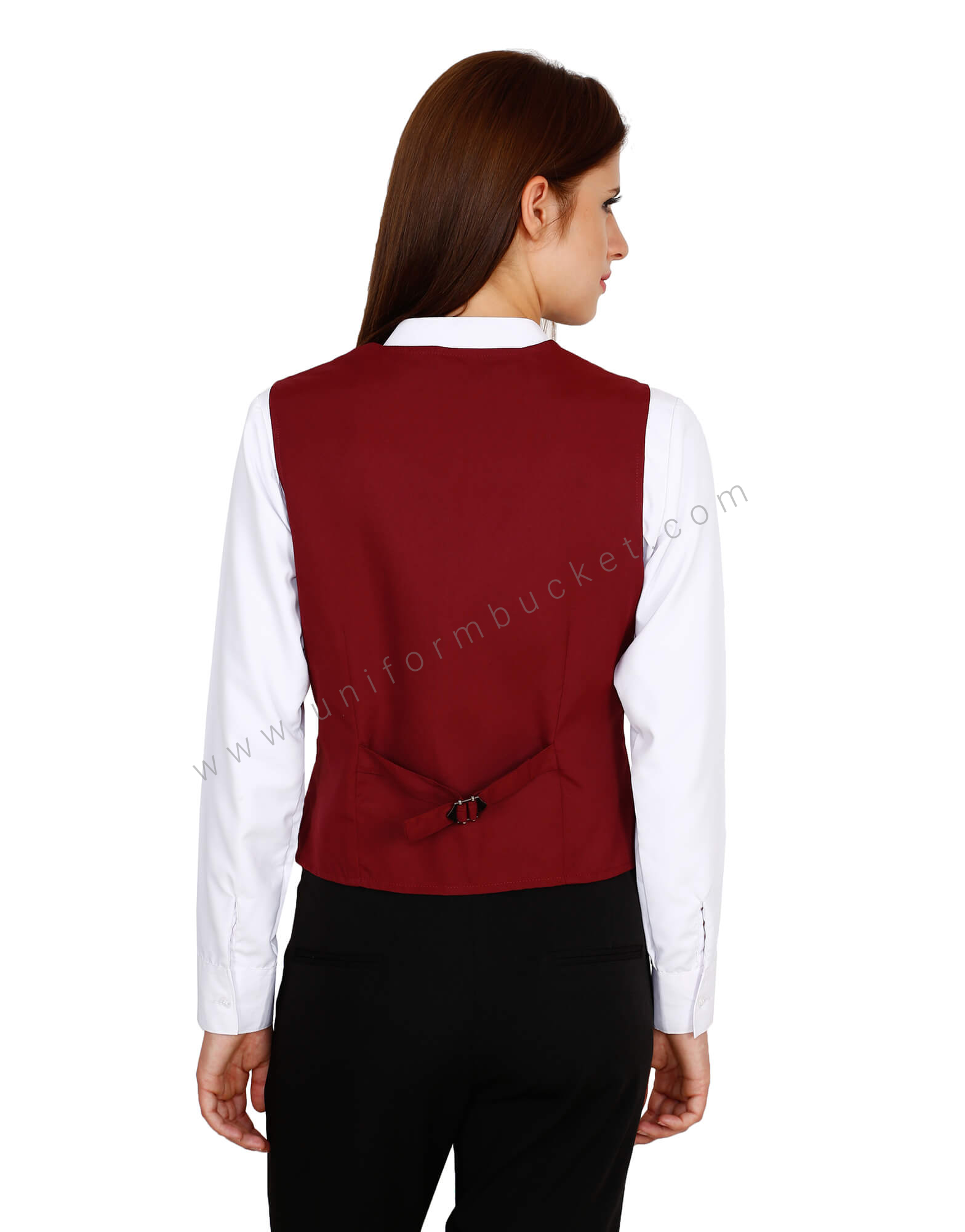 Maroon Vest For Women thumbnail 2
