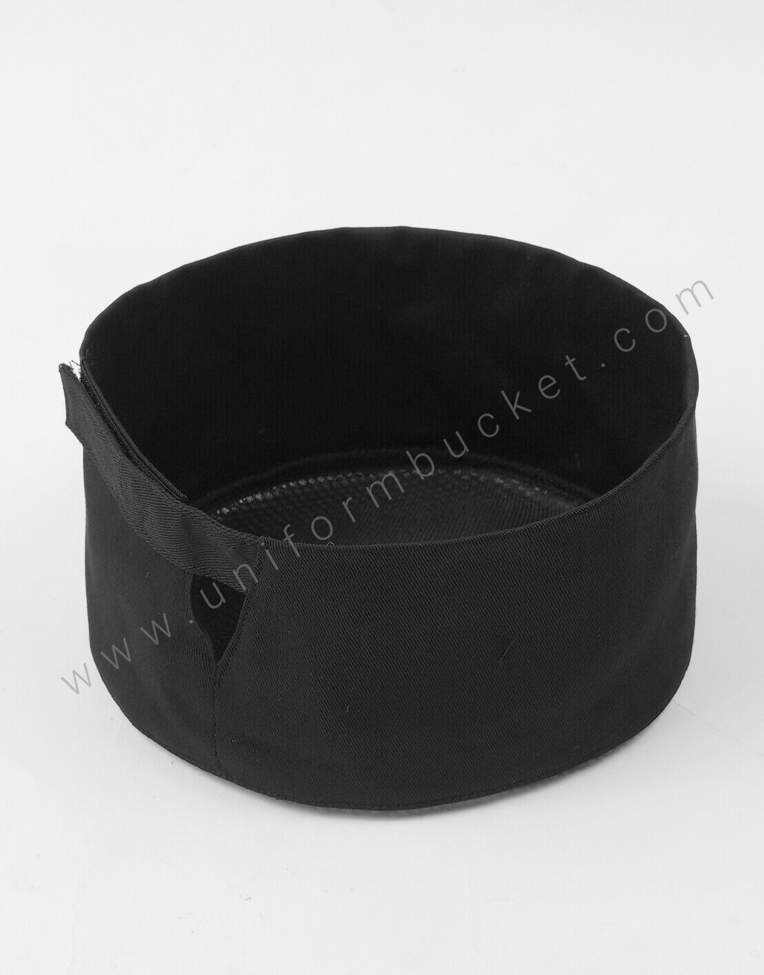 Black Mesh Top Skull Cap For Chef thumbnail 2