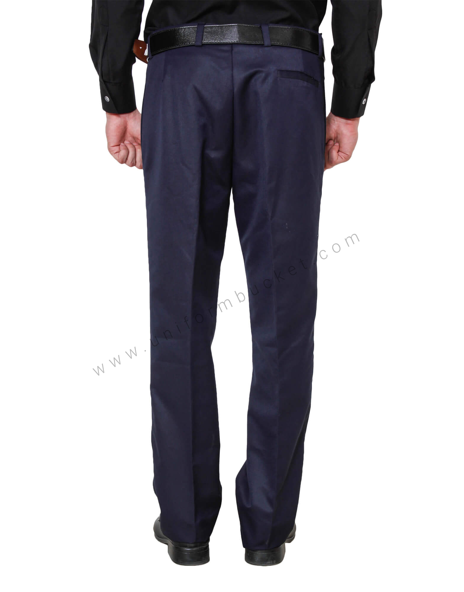 Navy Blue Formal Trouser For Men thumbnail 3