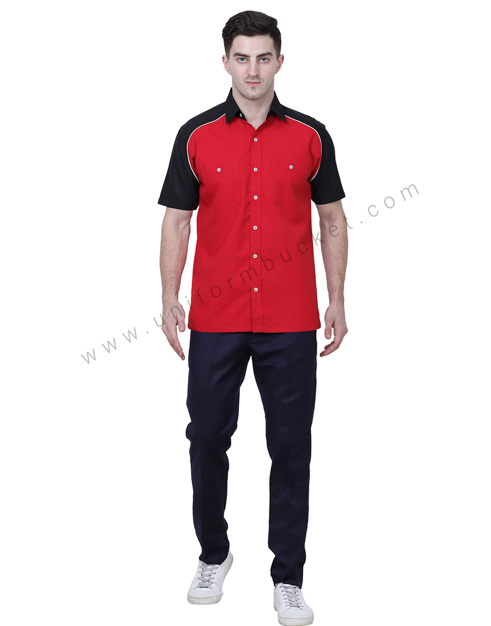 Navy Blue Plain Trouser thumbnail 3