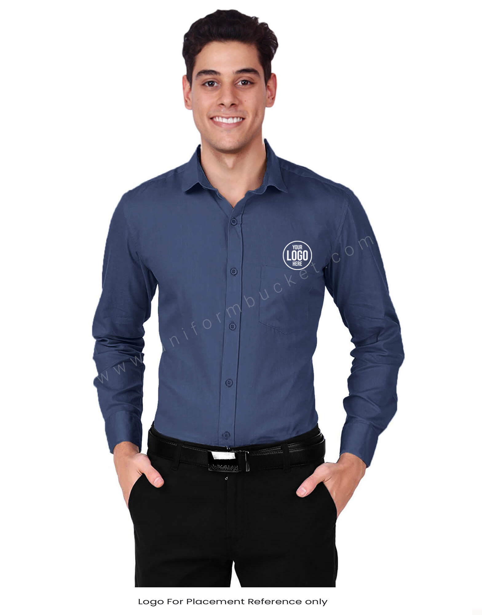 Space Blue Formal Shirt thumbnail 2