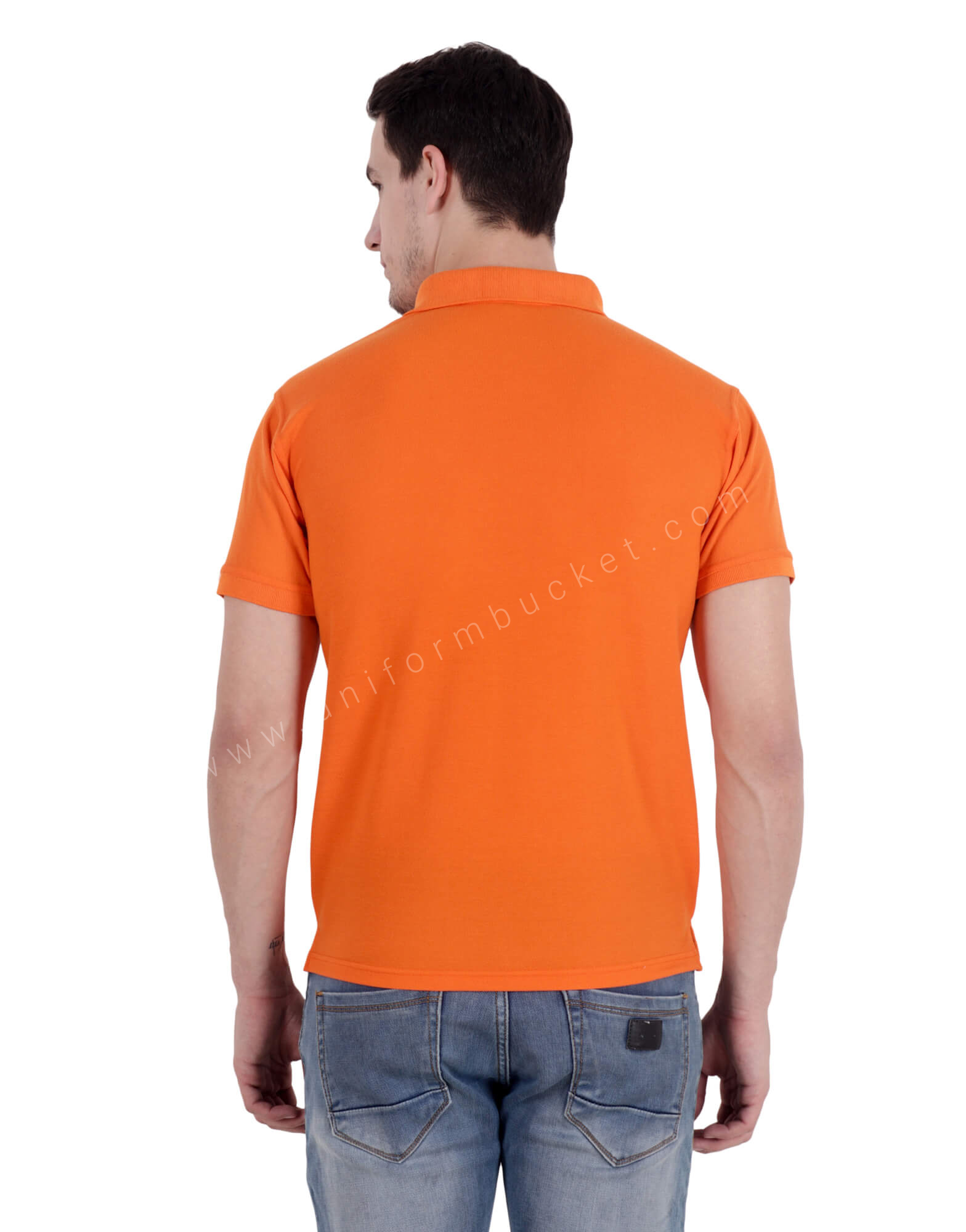 Orange Uniform Polo T- Shirt thumbnail 2