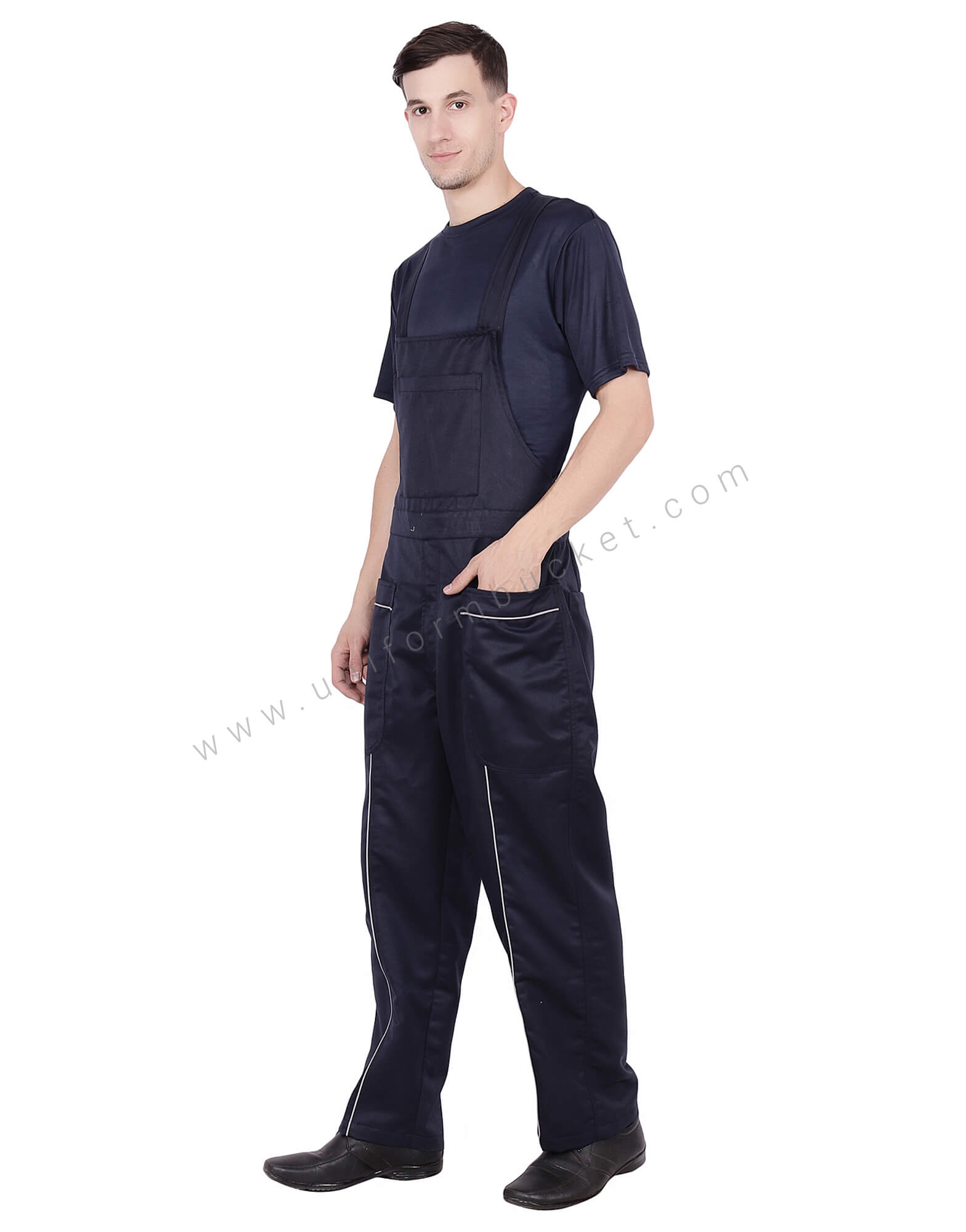 Oxford Blue Bib Dungaree thumbnail 3