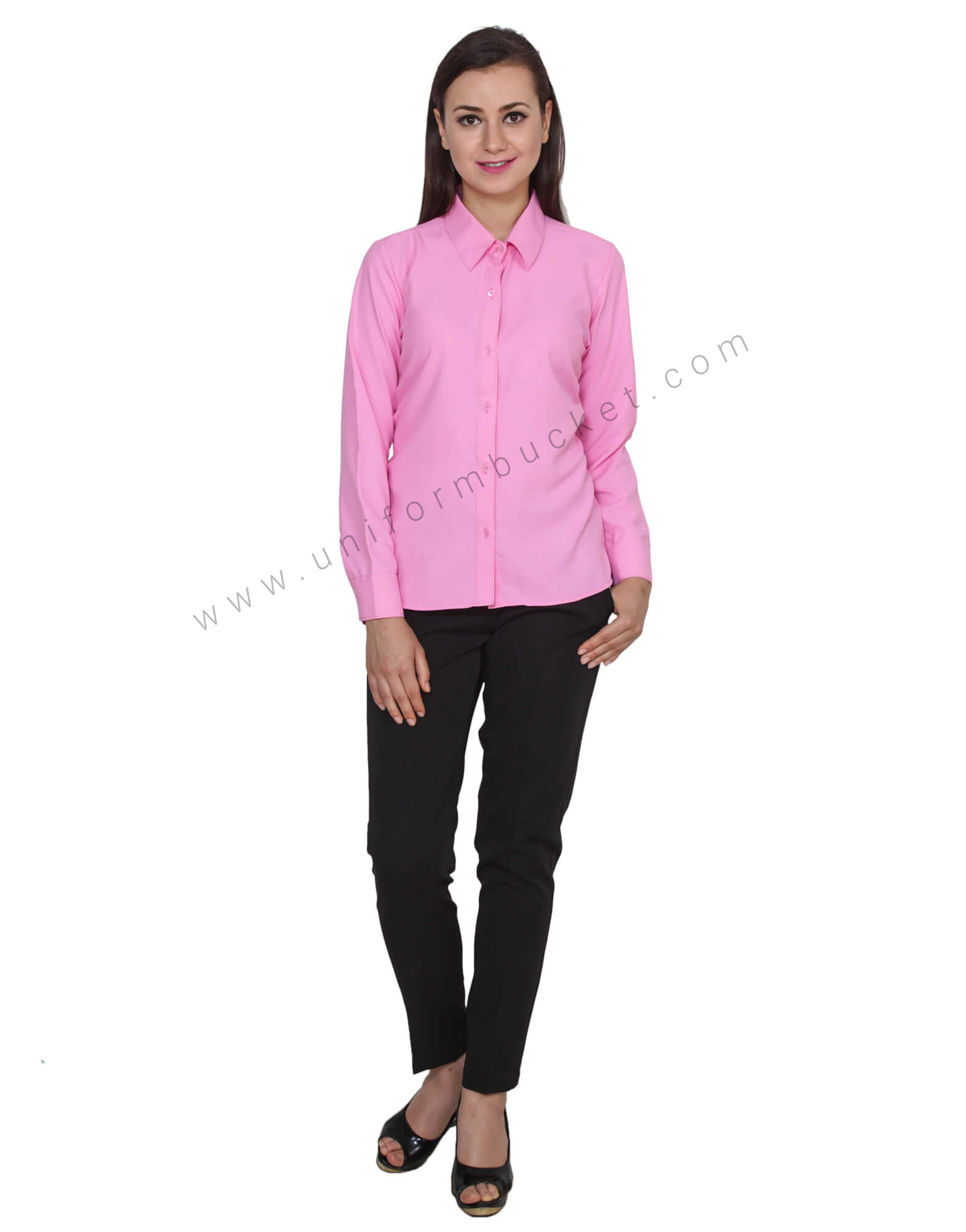Button Down Pink Formal Shirt thumbnail 4