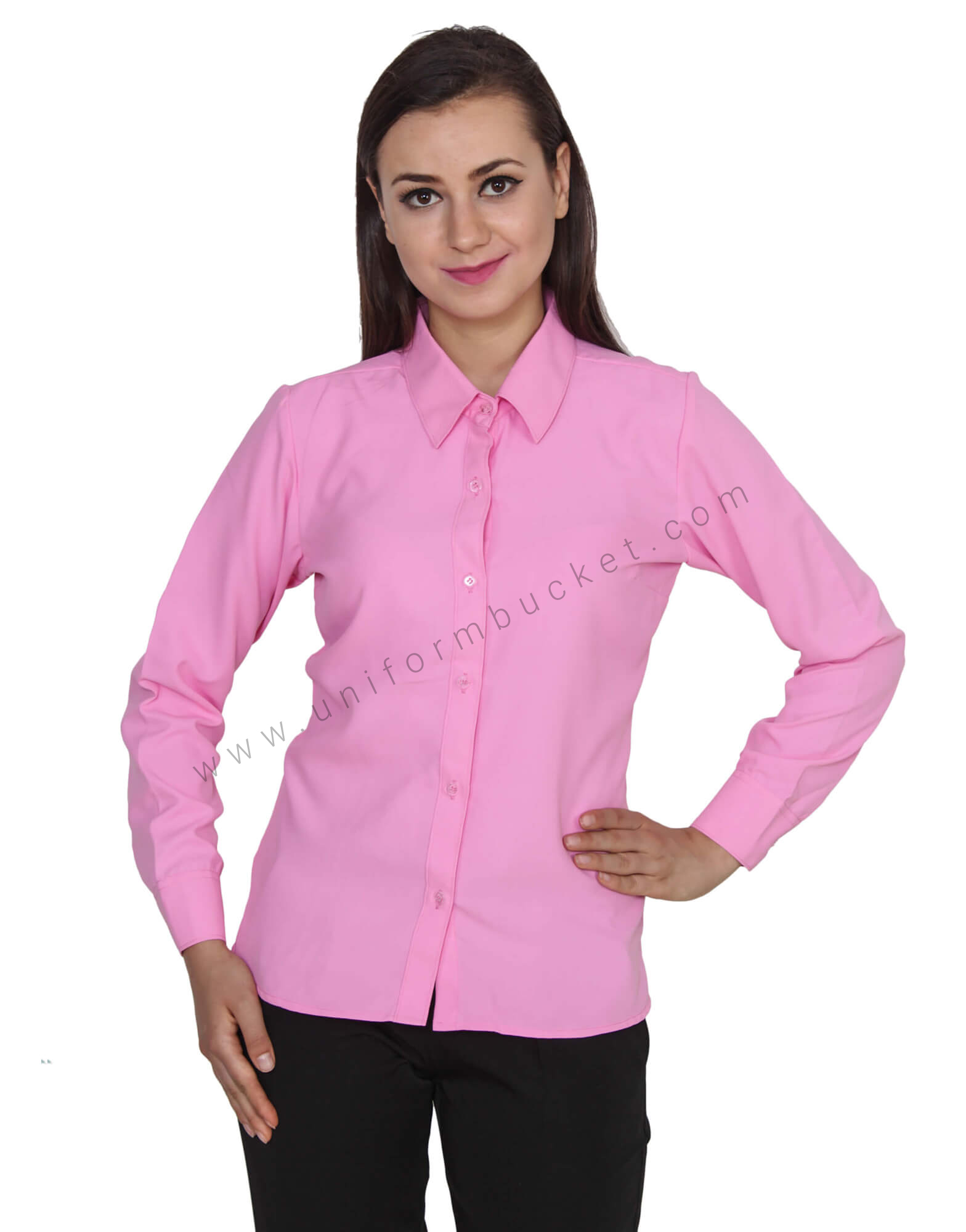 Button Down Pink Formal Shirt thumbnail 2