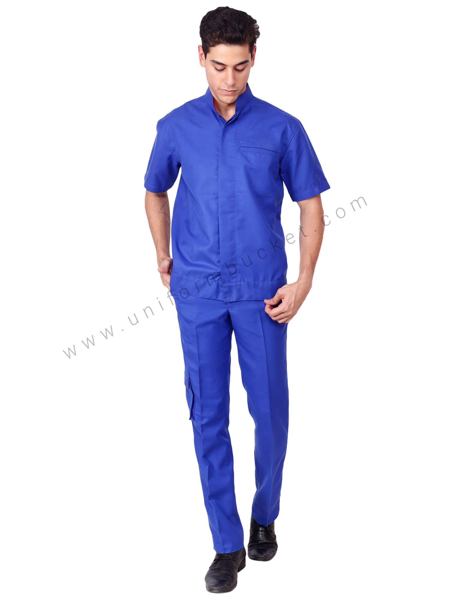 Plain Blue Trouser With One Side Pocket thumbnail 3