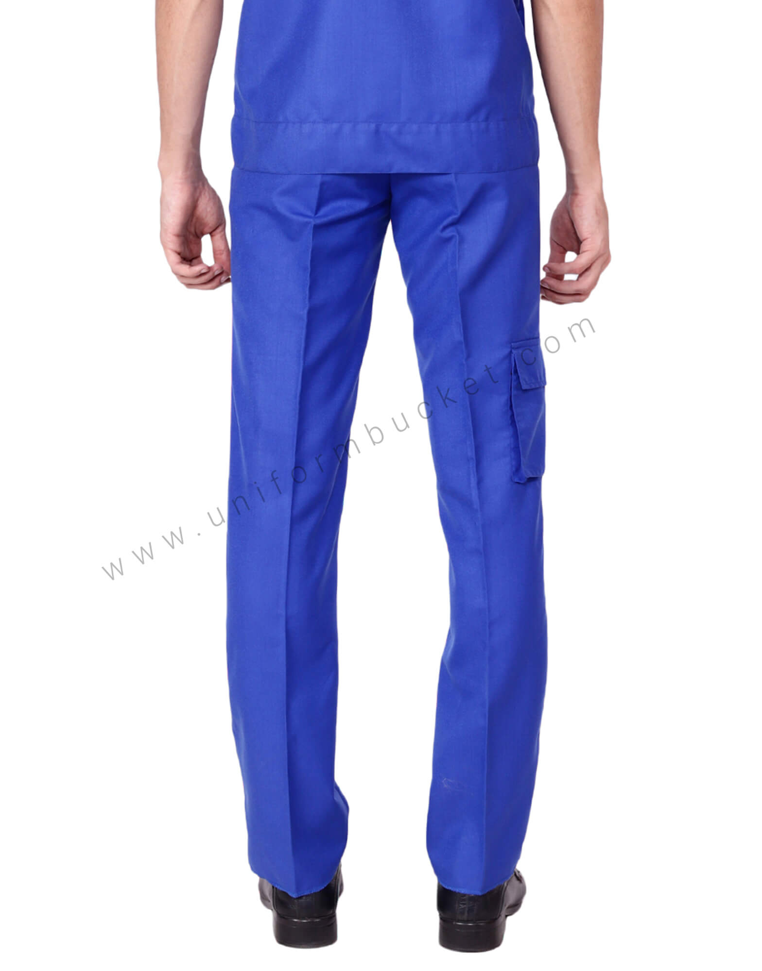 Plain Blue Trouser With One Side Pocket thumbnail 4