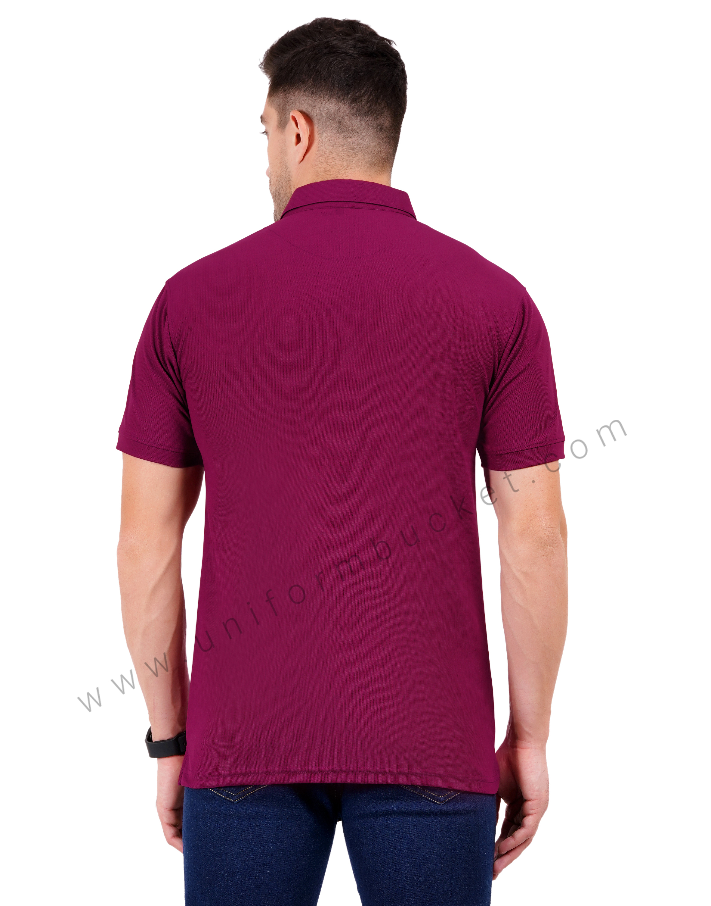 Classic Wine Polo T-shirt thumbnail 4