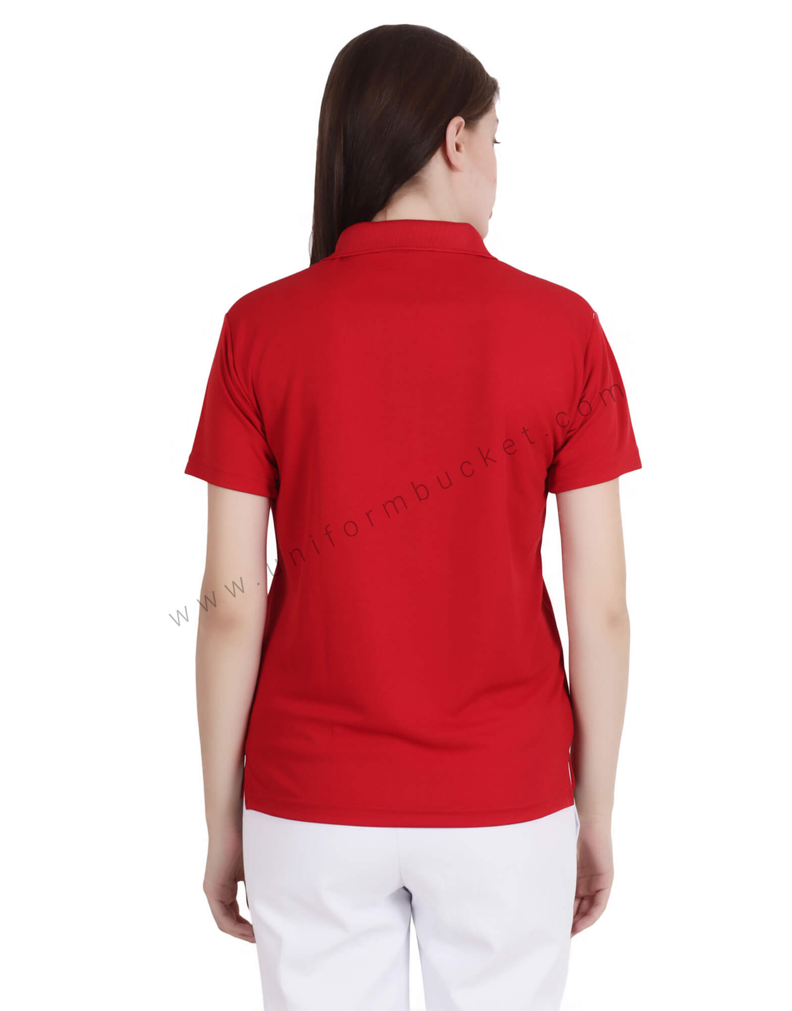 Red Uniform Polo T- Shirt thumbnail 2