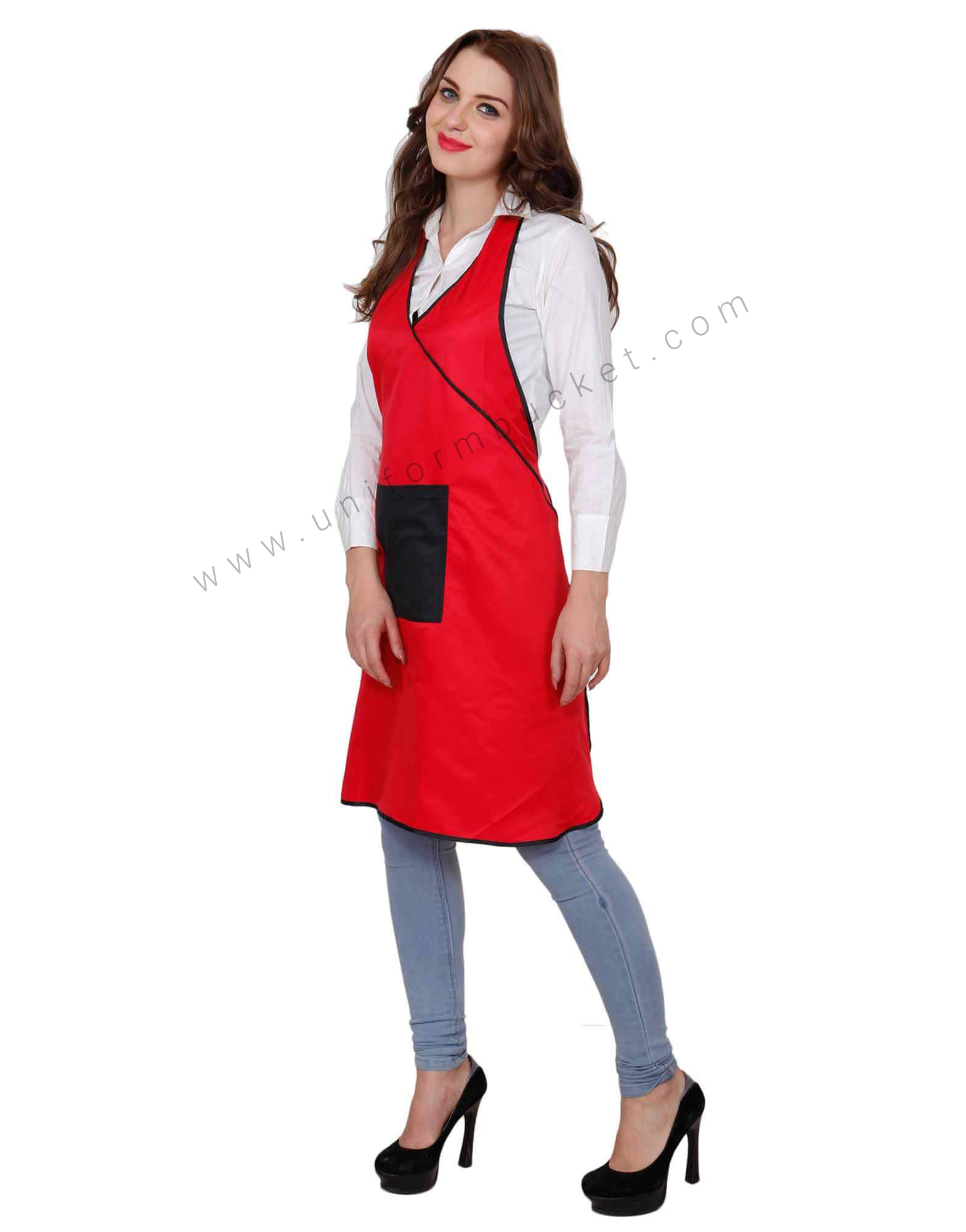 Crossover Tuxedo Red Apron thumbnail 2