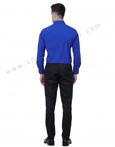 Royal Blue Formal Shirt thumbnail 4