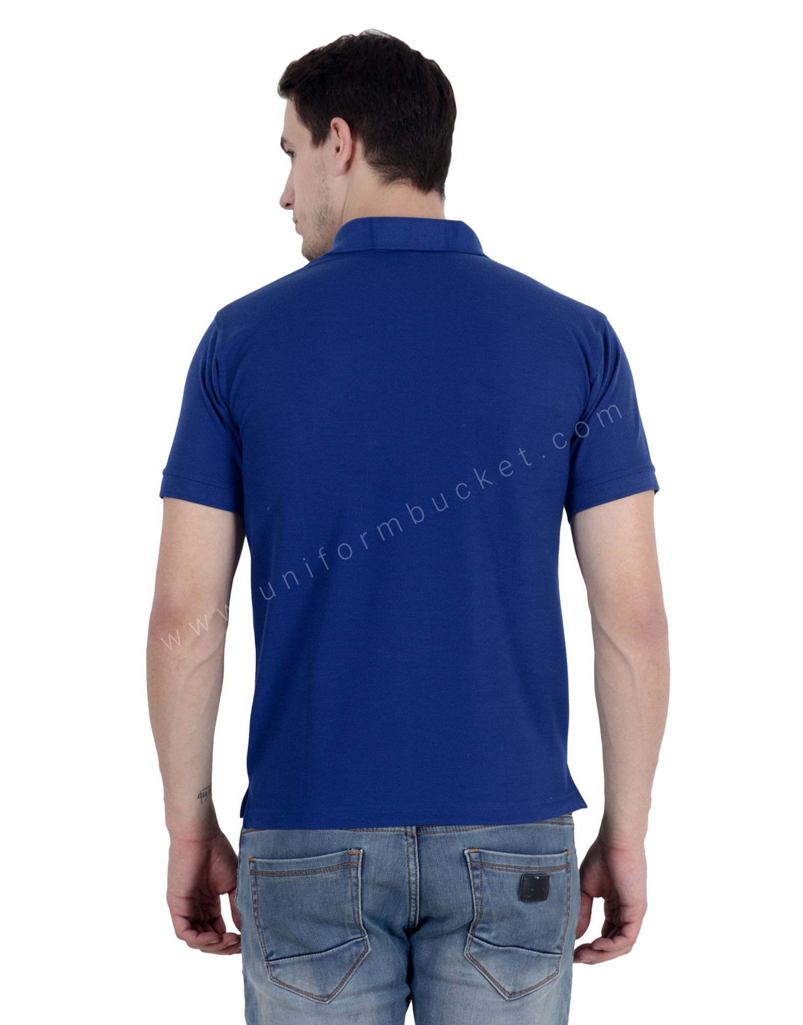 Royal Blue Uniform Polo T- Shirt thumbnail 2
