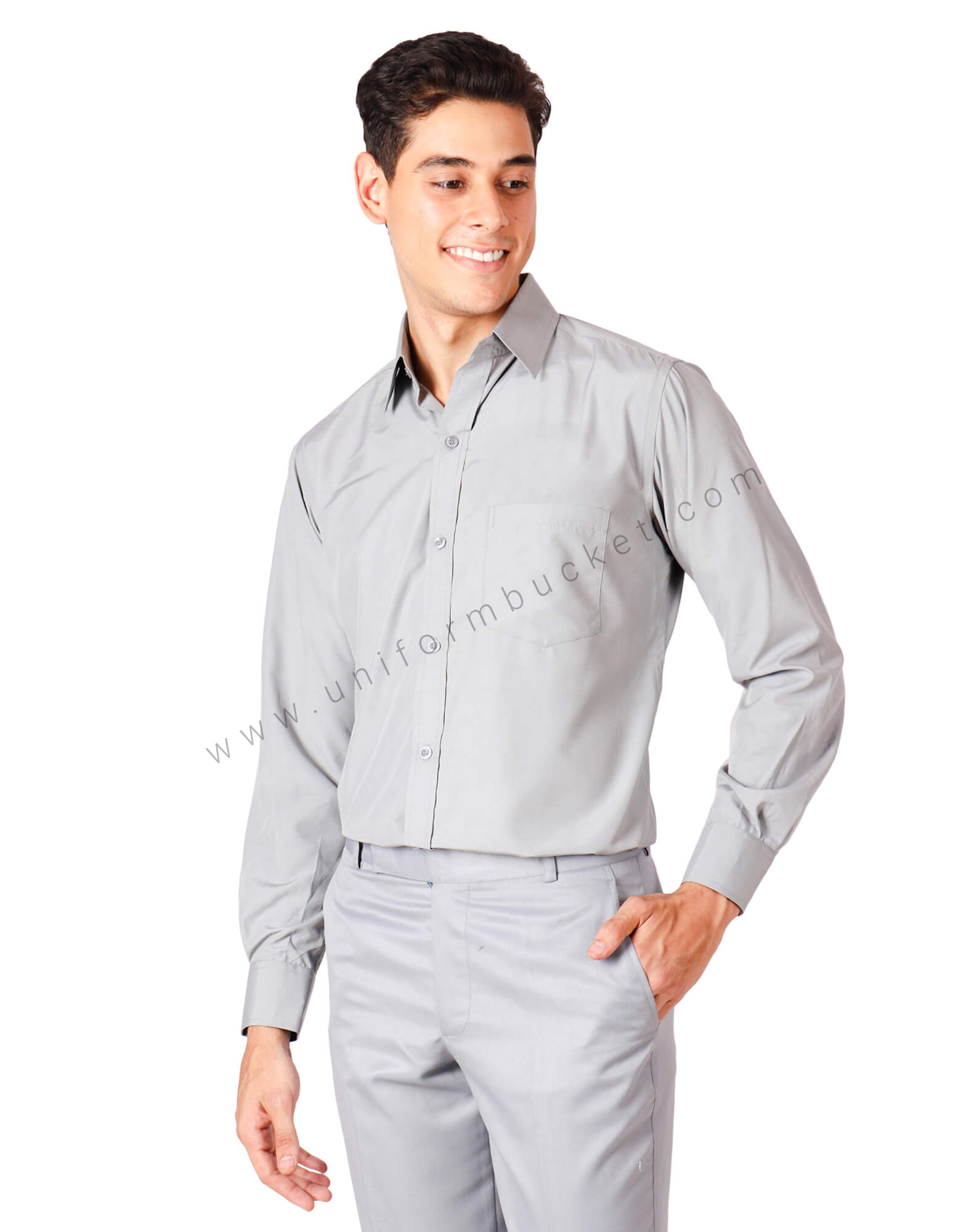 Seal Grey Formal Trousers thumbnail 3