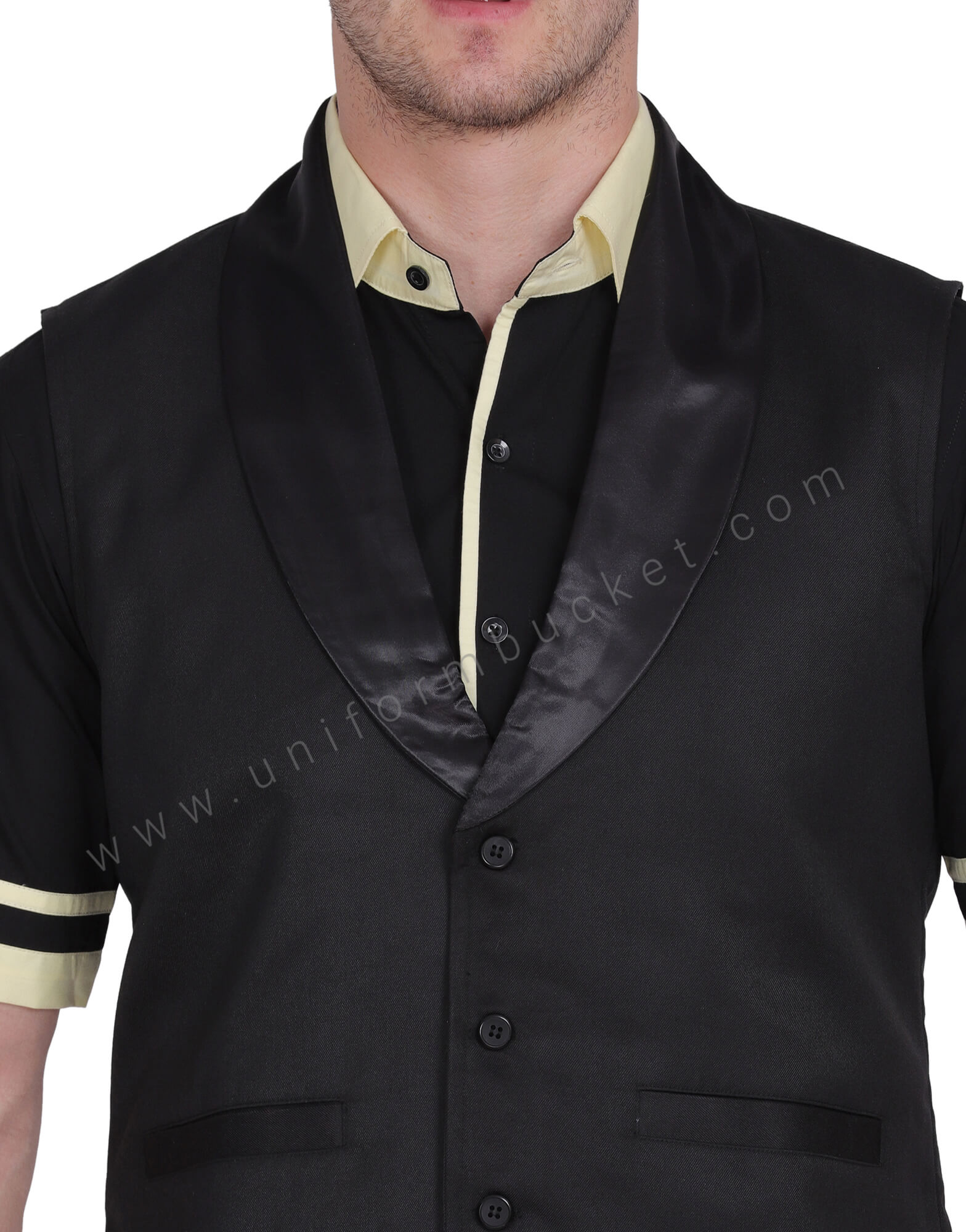 Shawl Collar men Vest Coat thumbnail 5