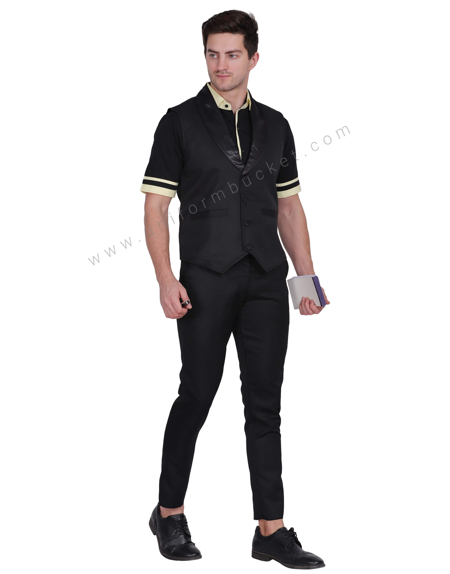 Shawl Collar men Vest Coat thumbnail 2