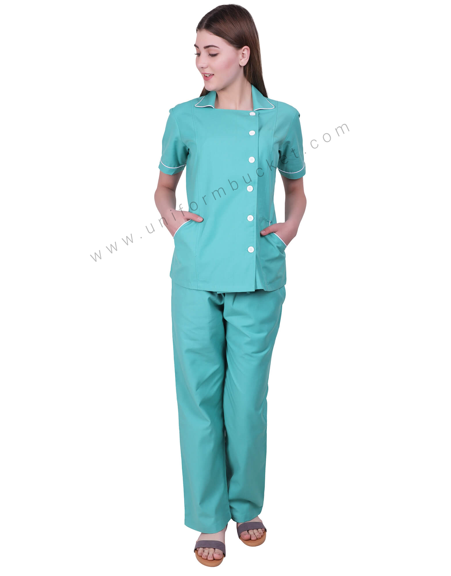 Straight Turquoise Bottoms thumbnail 2