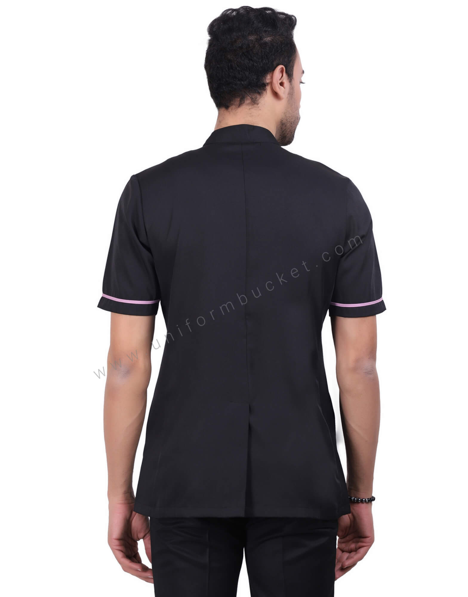Stylish Black Shirt With Pink Highlights thumbnail 4