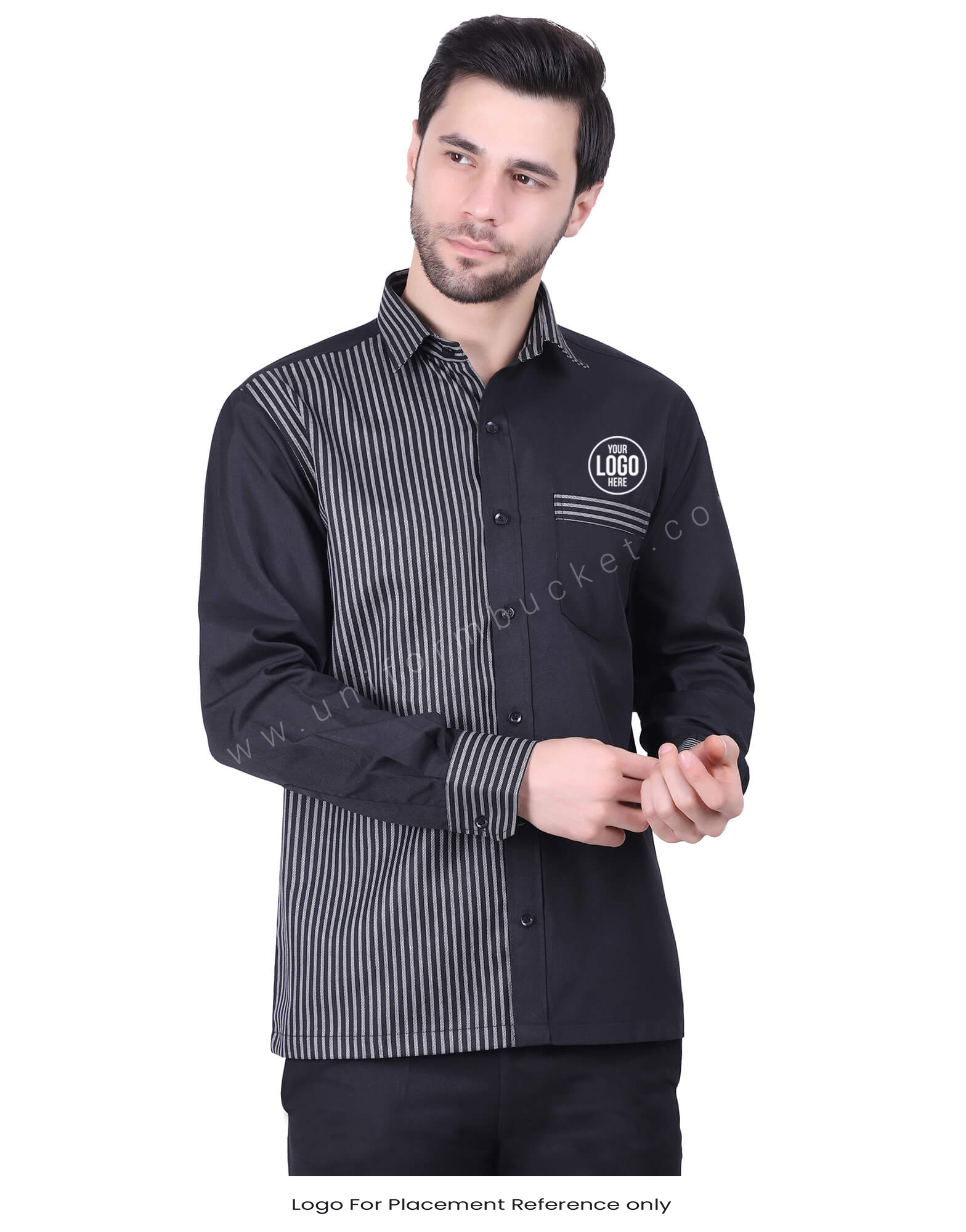 Black Shirt With Zebra Pattern thumbnail 4