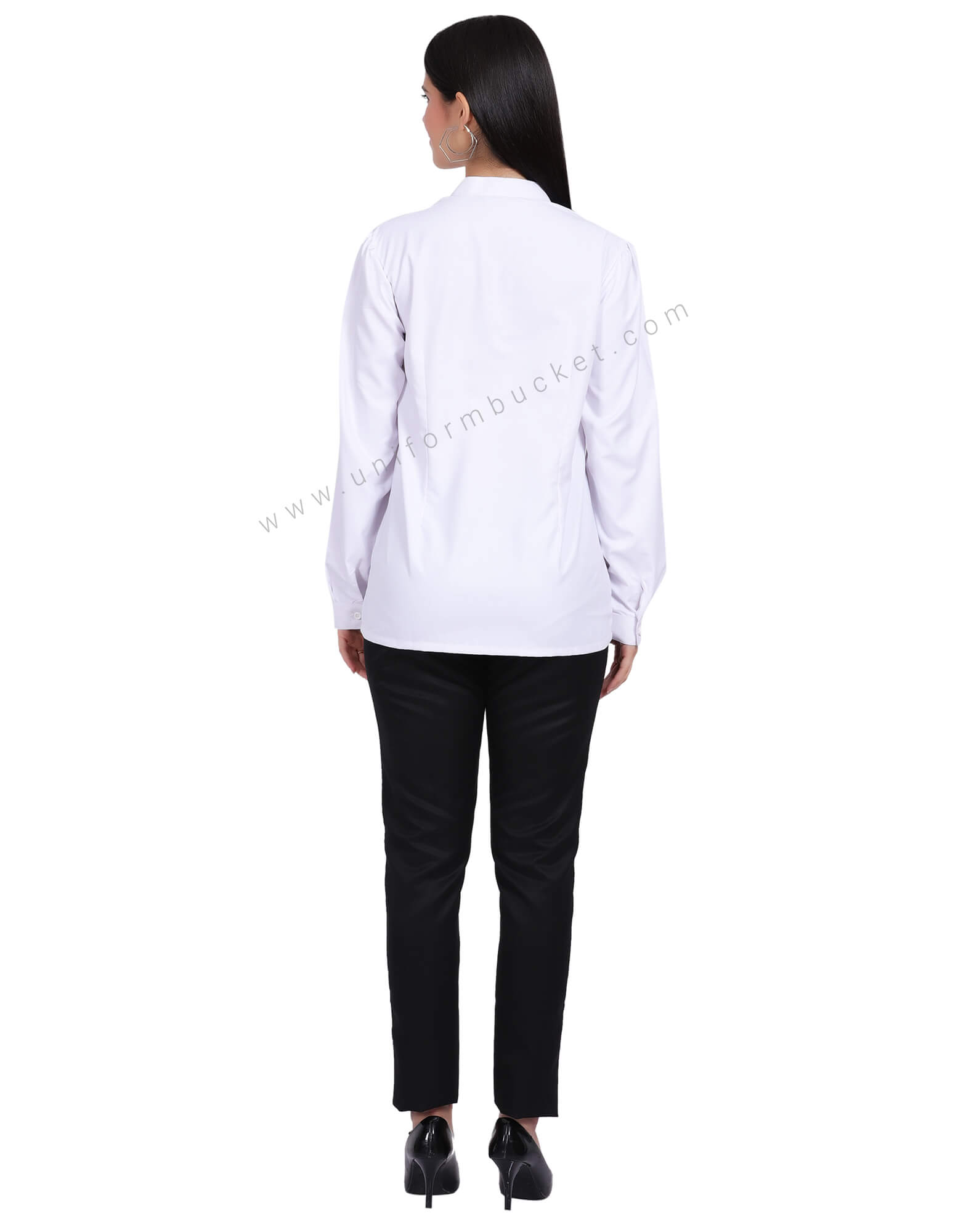 STYLISH V NECK TOP WITH FRONT SLIT thumbnail 4