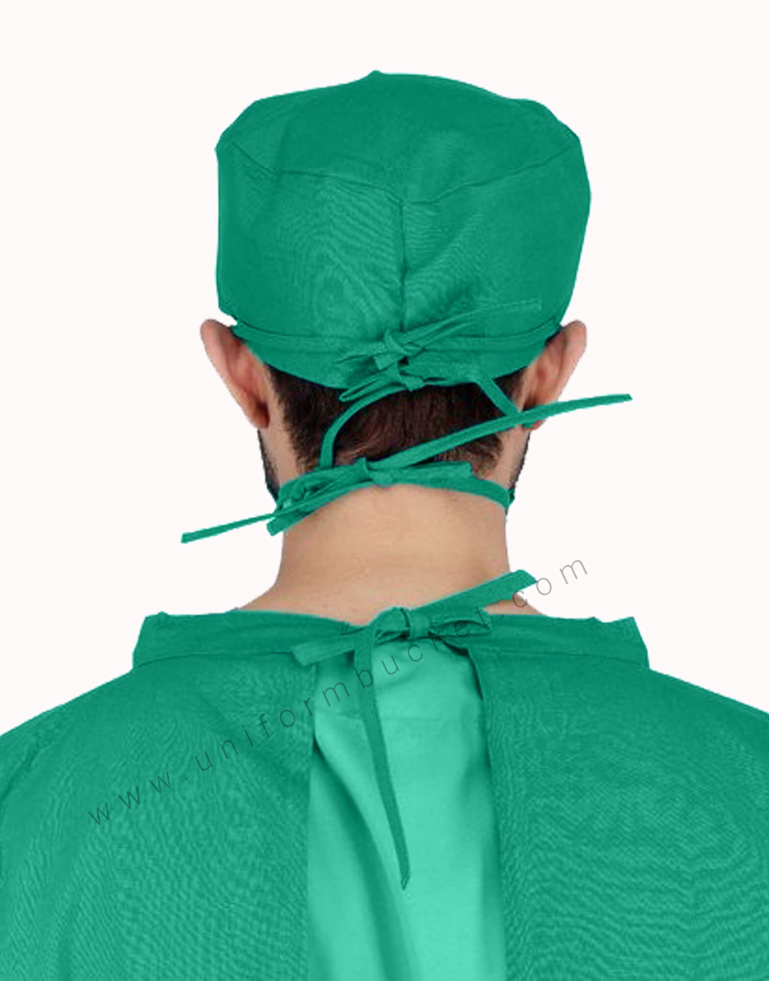 Surgical Green Mask And Bandana Cap Set thumbnail 3