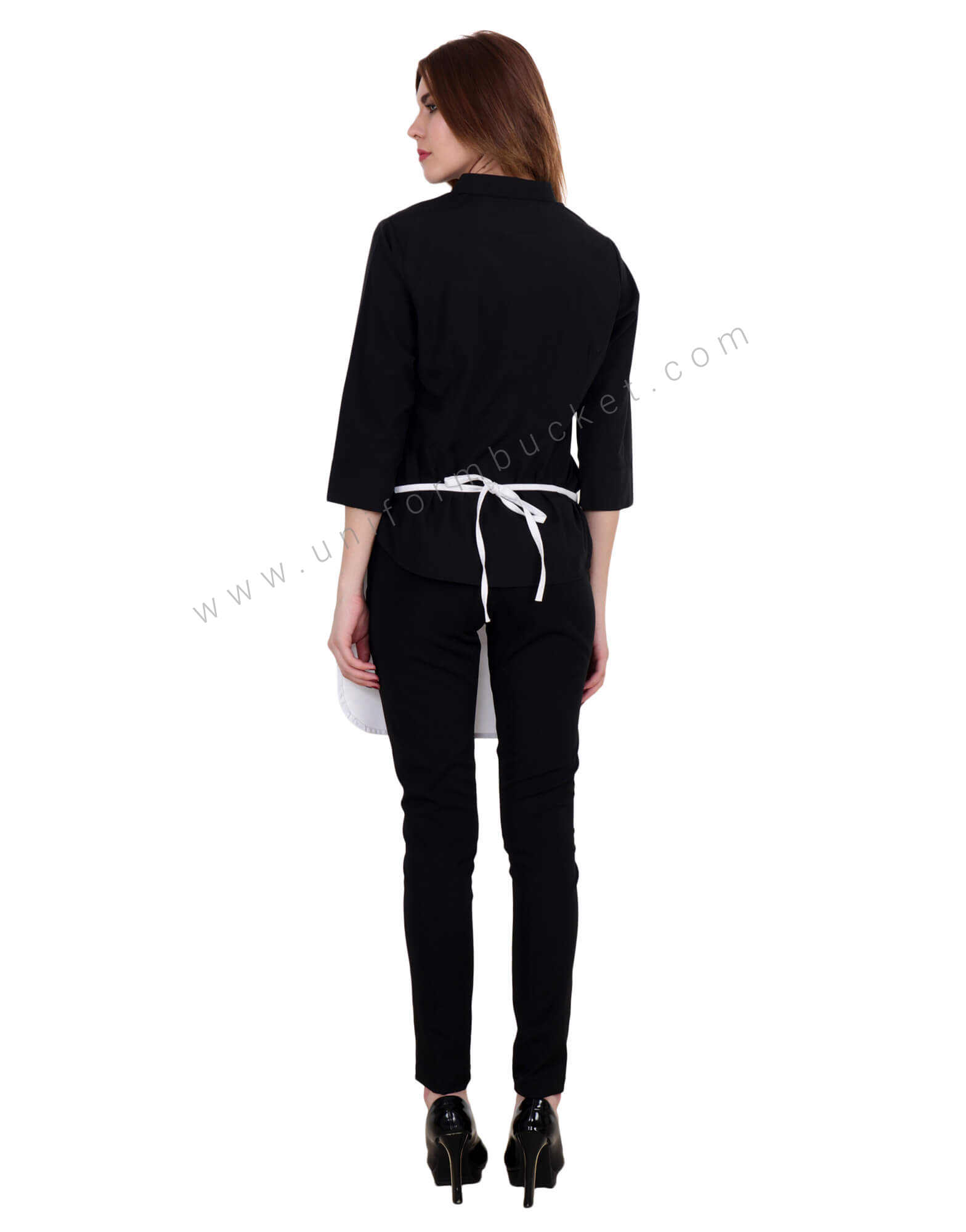 White Bistro Apron view 1