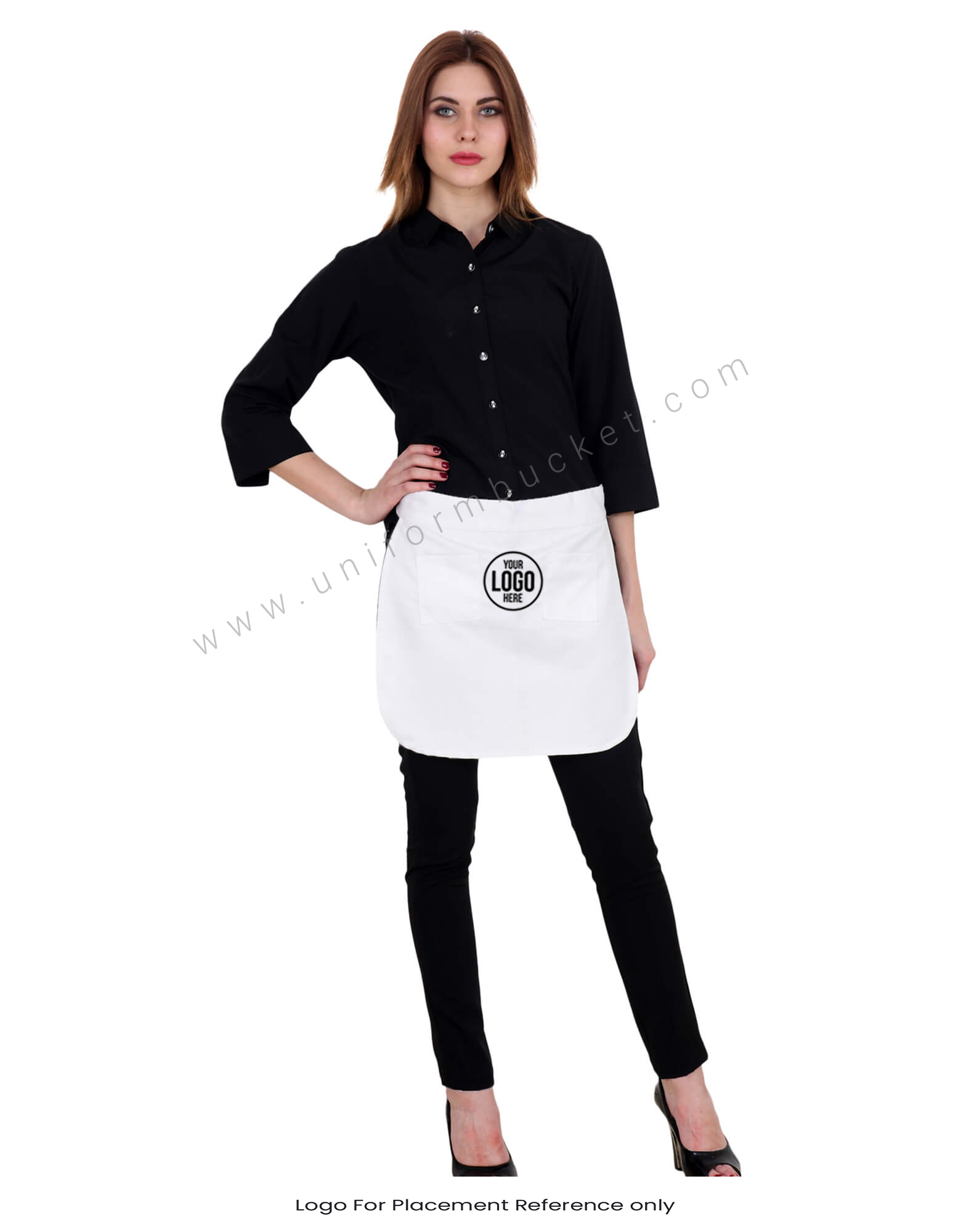 White Bistro Apron thumbnail 4