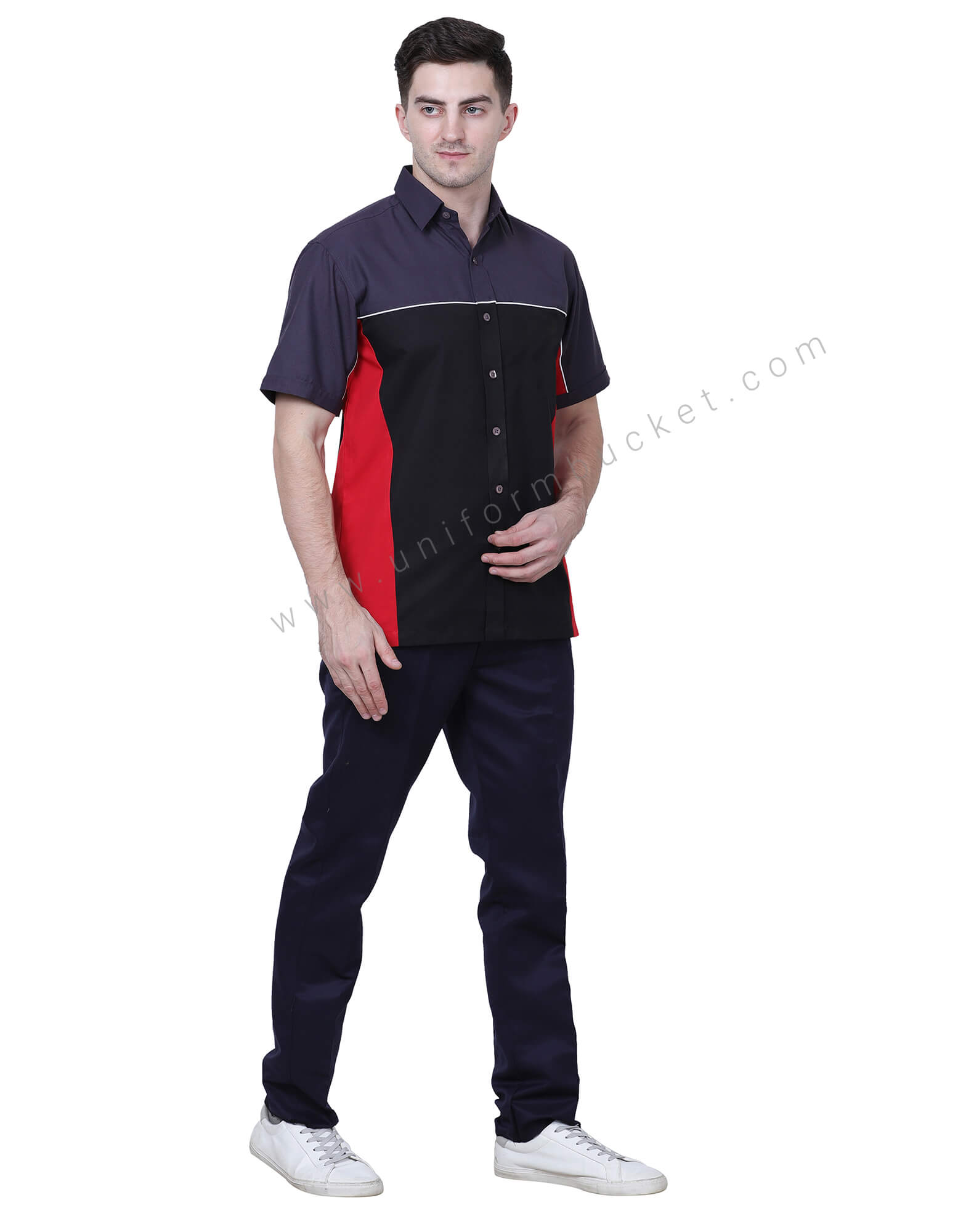 Tri Color Workwear Shirt For Men thumbnail 2