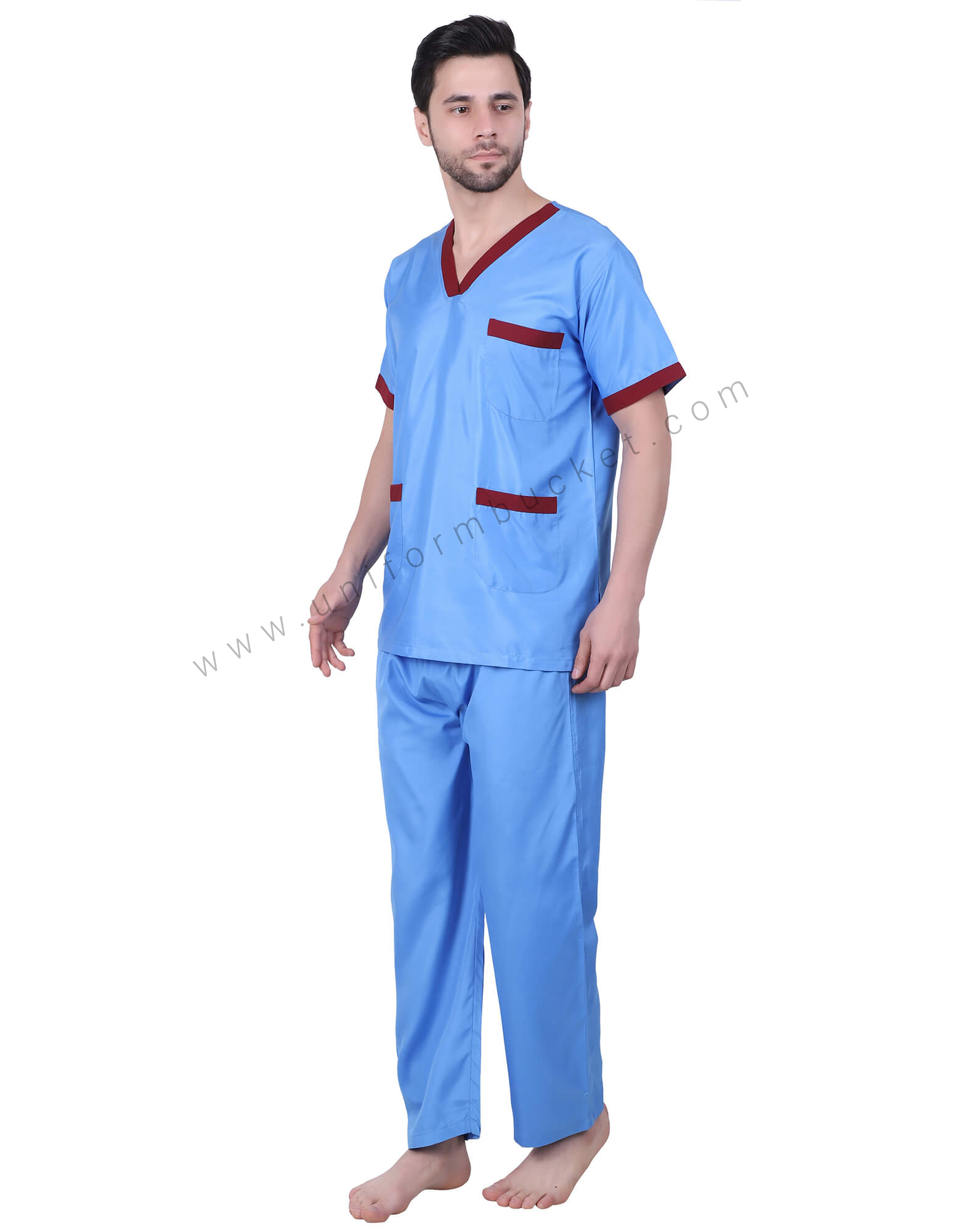 Blue Tunic With Patch Pockets thumbnail 2