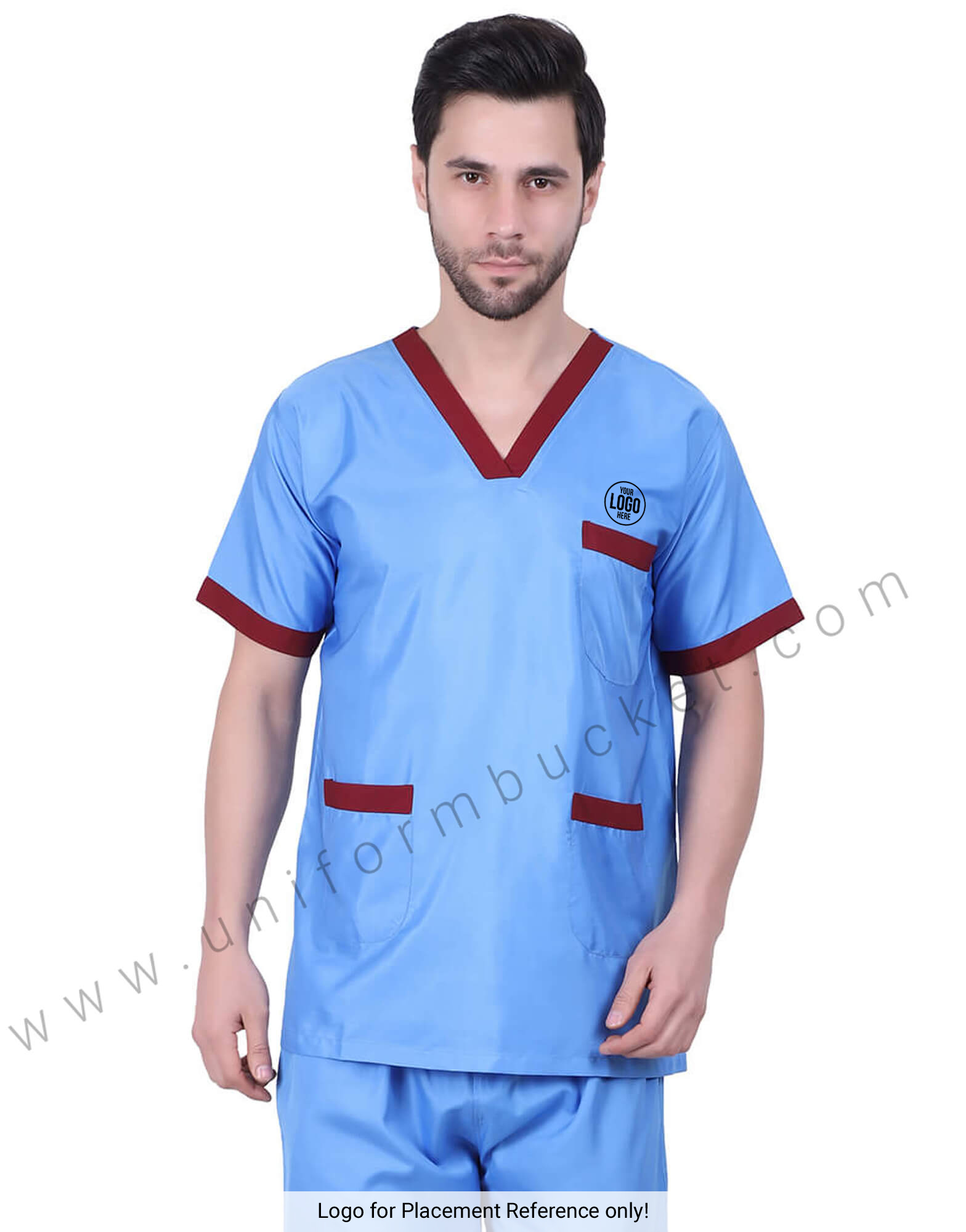 Blue Tunic With Patch Pockets thumbnail 5