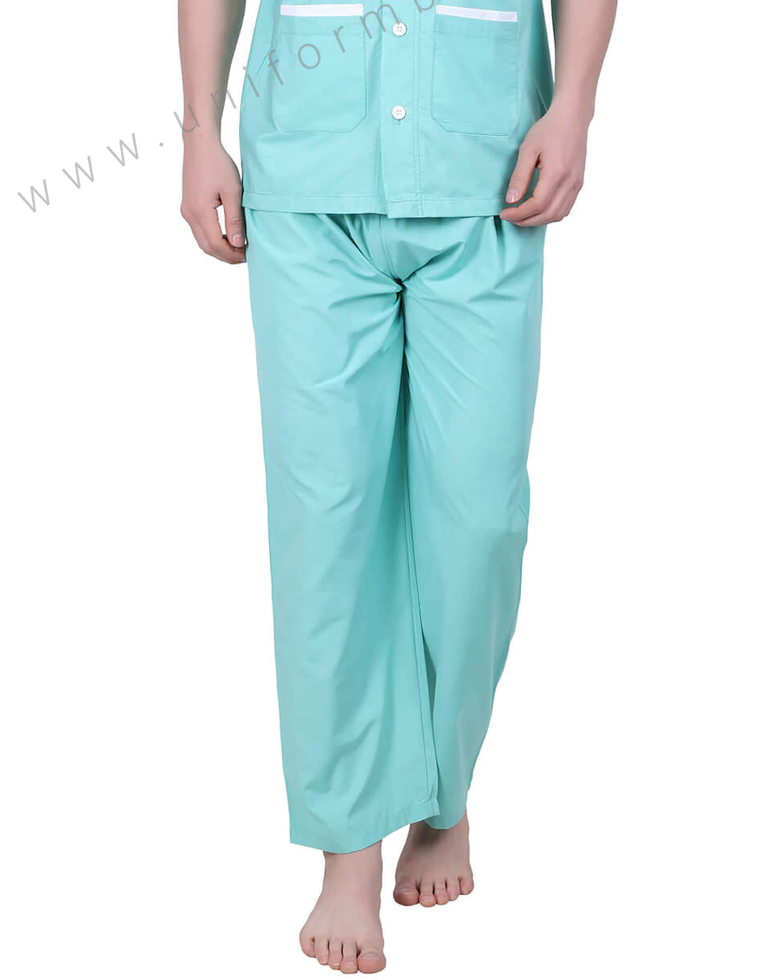 Turquoise Blue Pajamas view 1