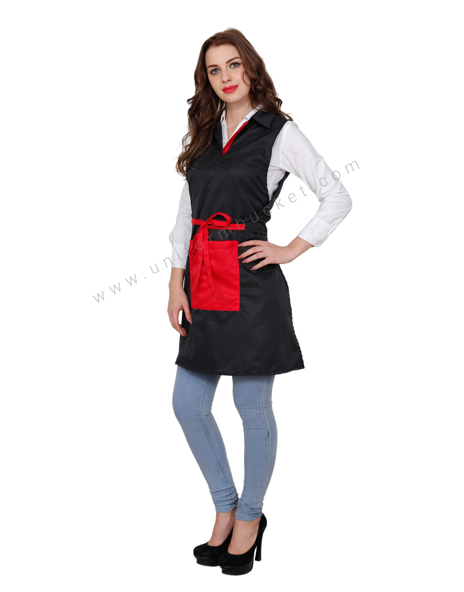 T -Shirt Look Apron With Front Belt thumbnail 2