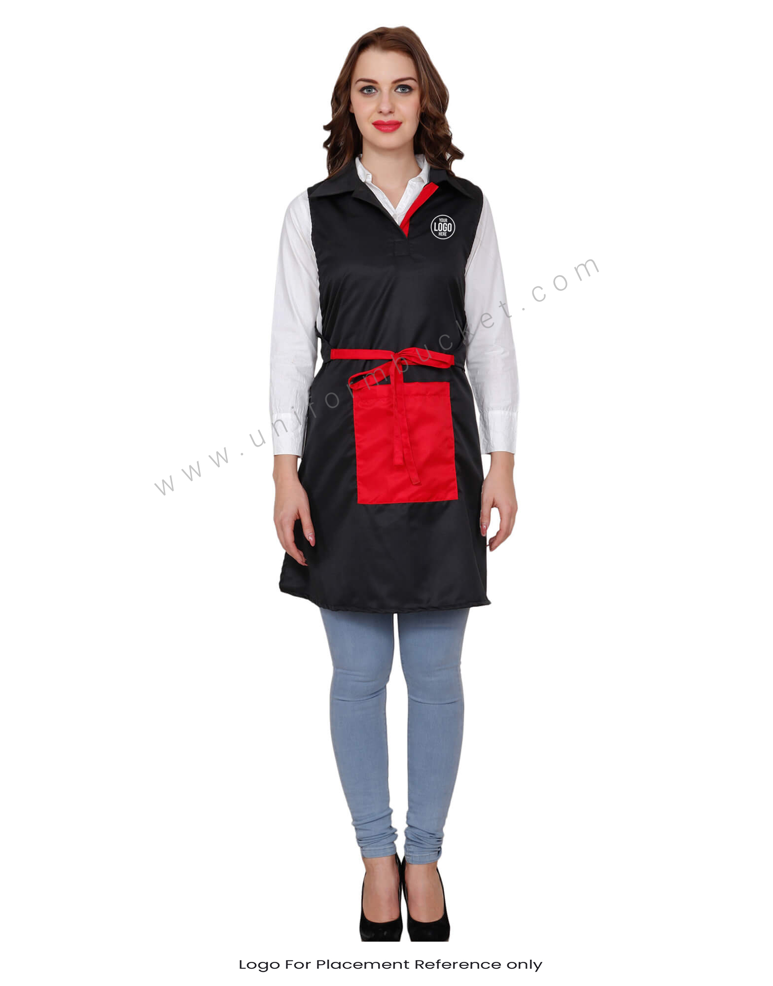 T -Shirt Look Apron With Front Belt thumbnail 4