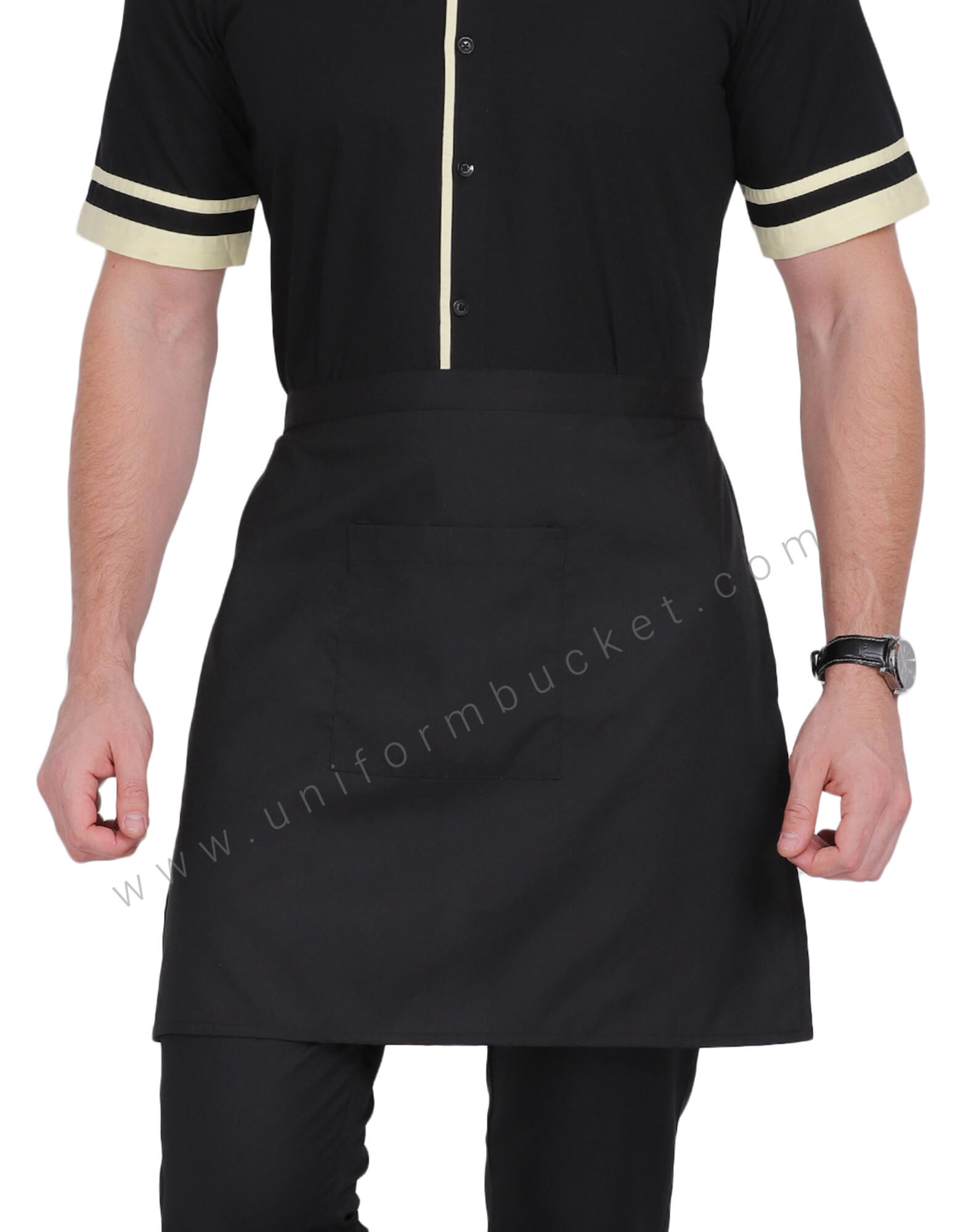 Waiter Black Bistro Apron thumbnail 2