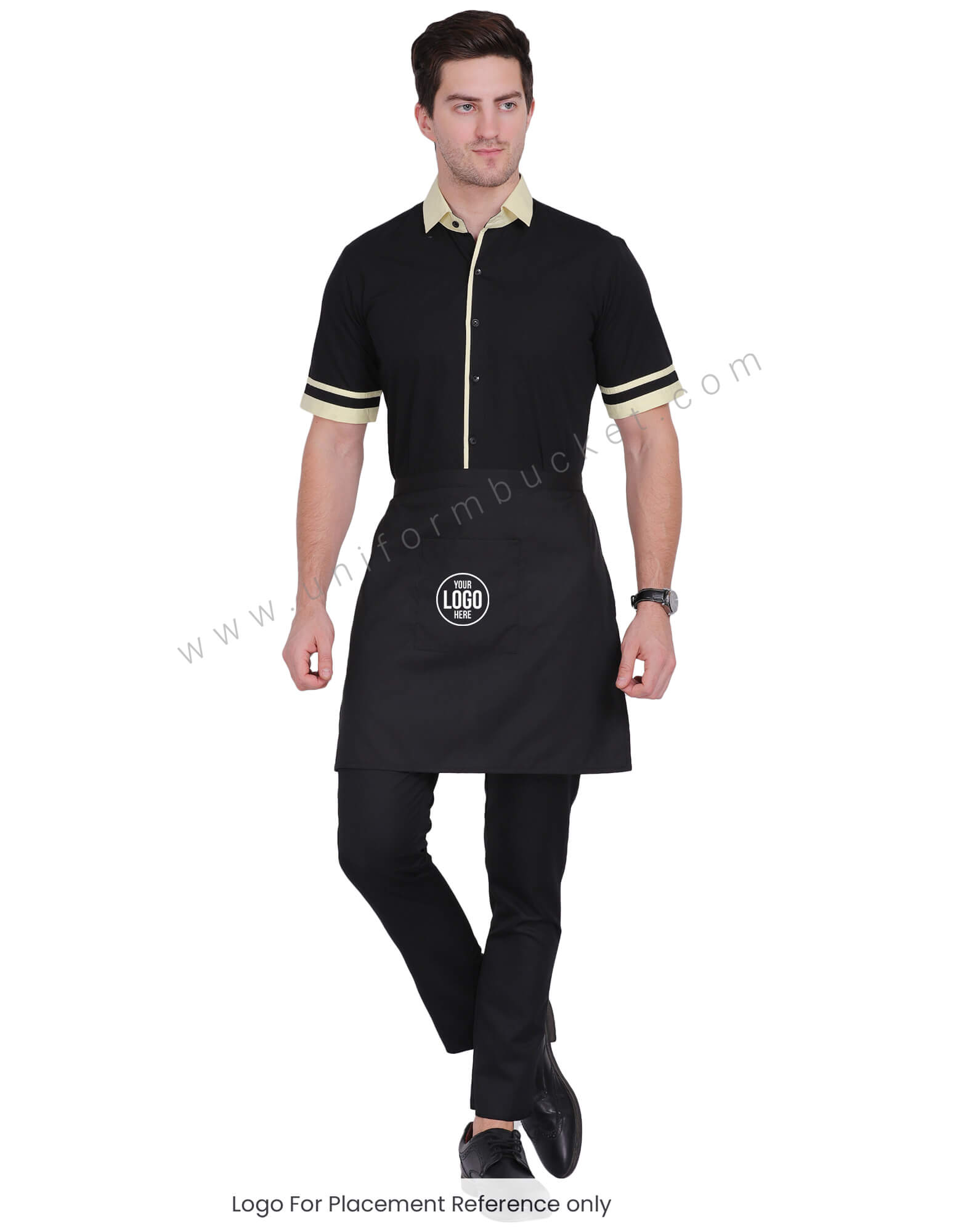 Waiter Black Bistro Apron view 1
